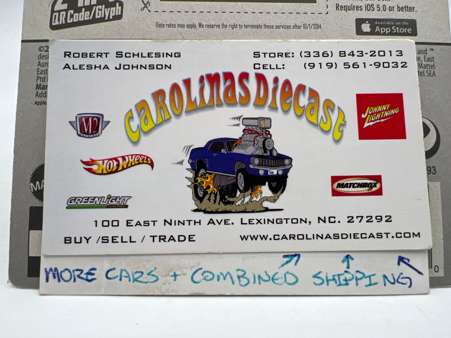 2014 Hot Wheels Treasure Hunt #101 Speedbox Blue 275D