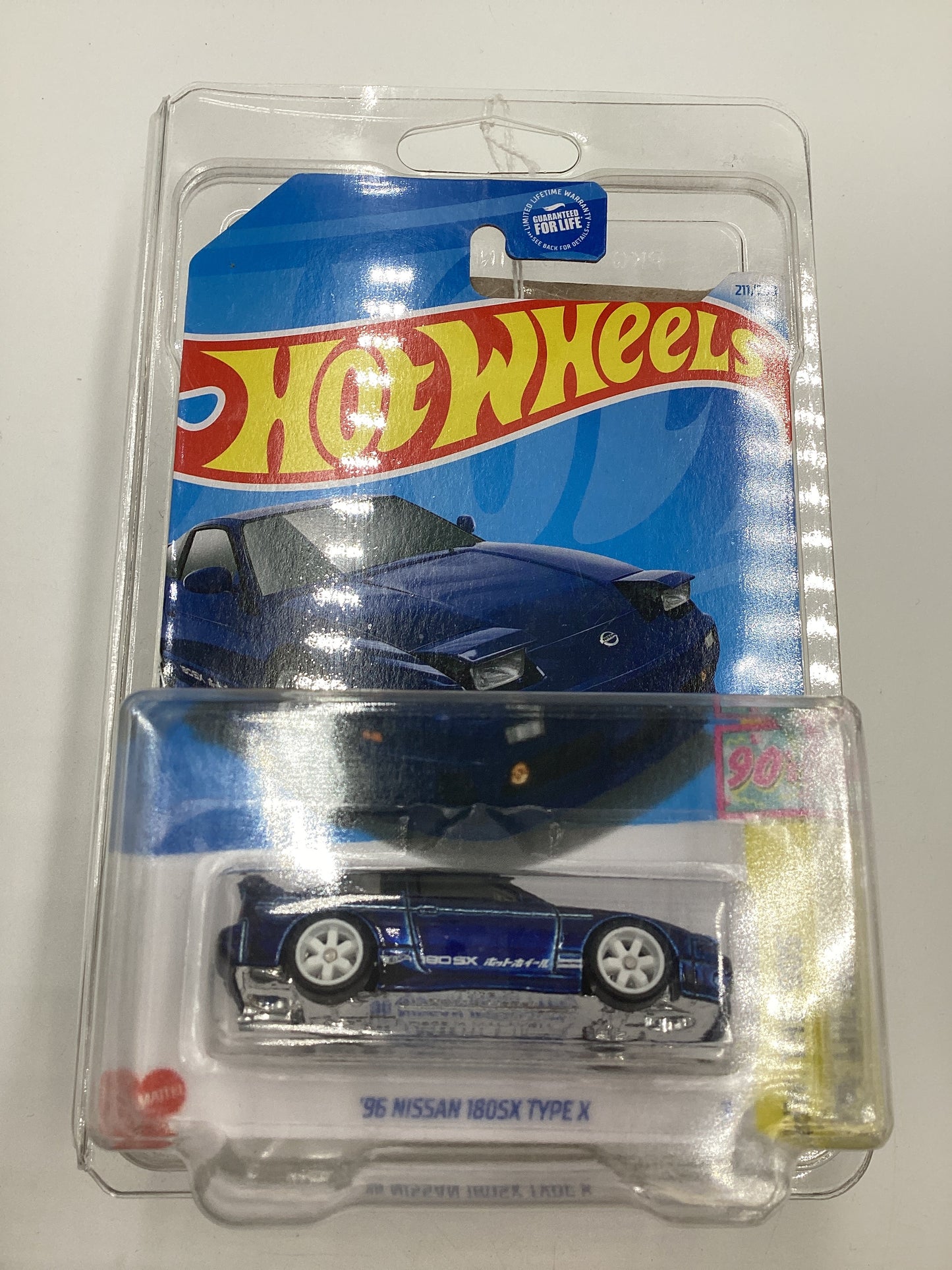 2024 Hot Wheels M Case Super Treasure Hunt #211 96 Nissan 180SX Type X Blue W/Protector