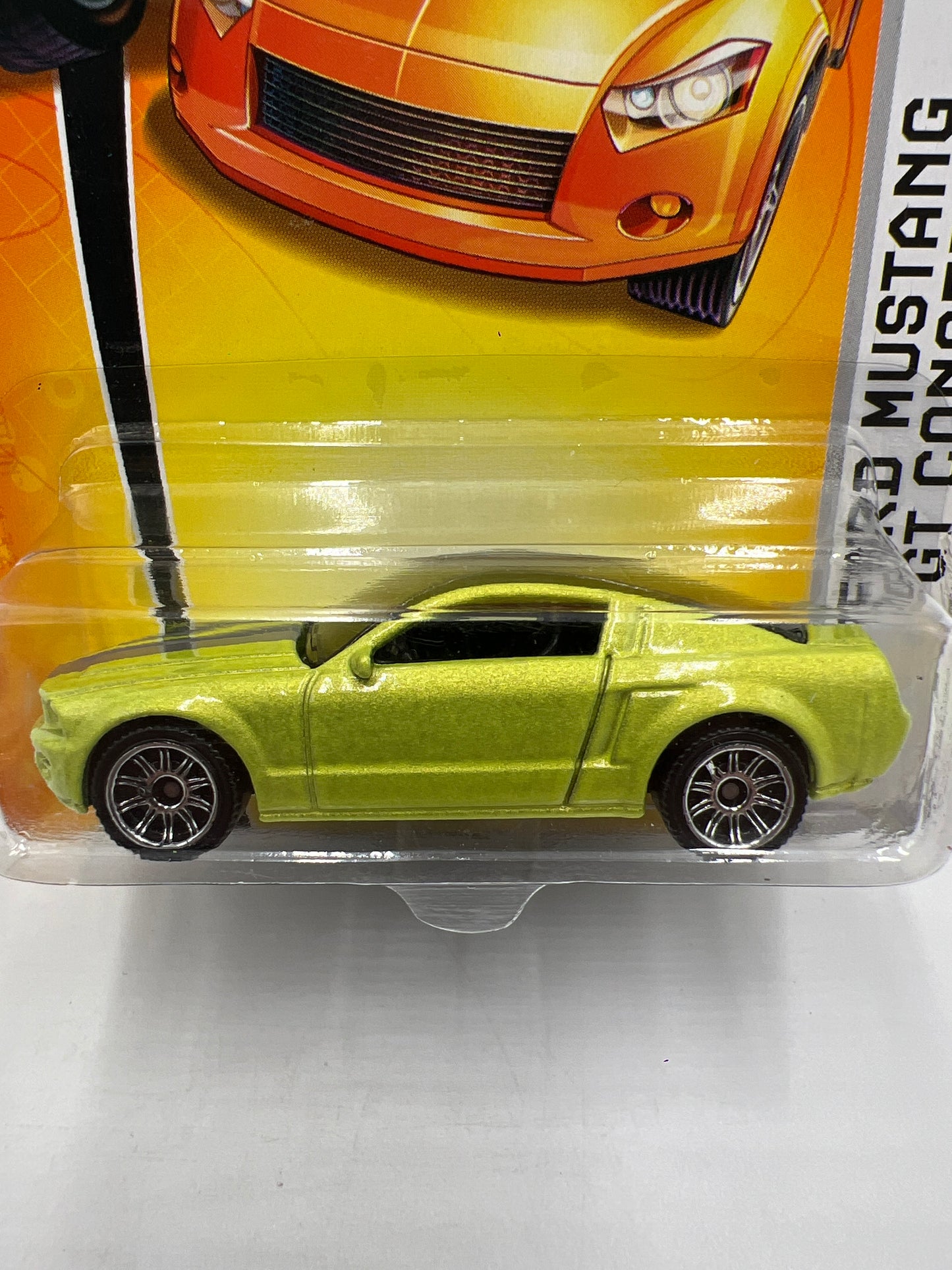 Matchbox MBX Metal #16 Ford Mustang GT Concept Green Blister/Card Not Perfect 216D