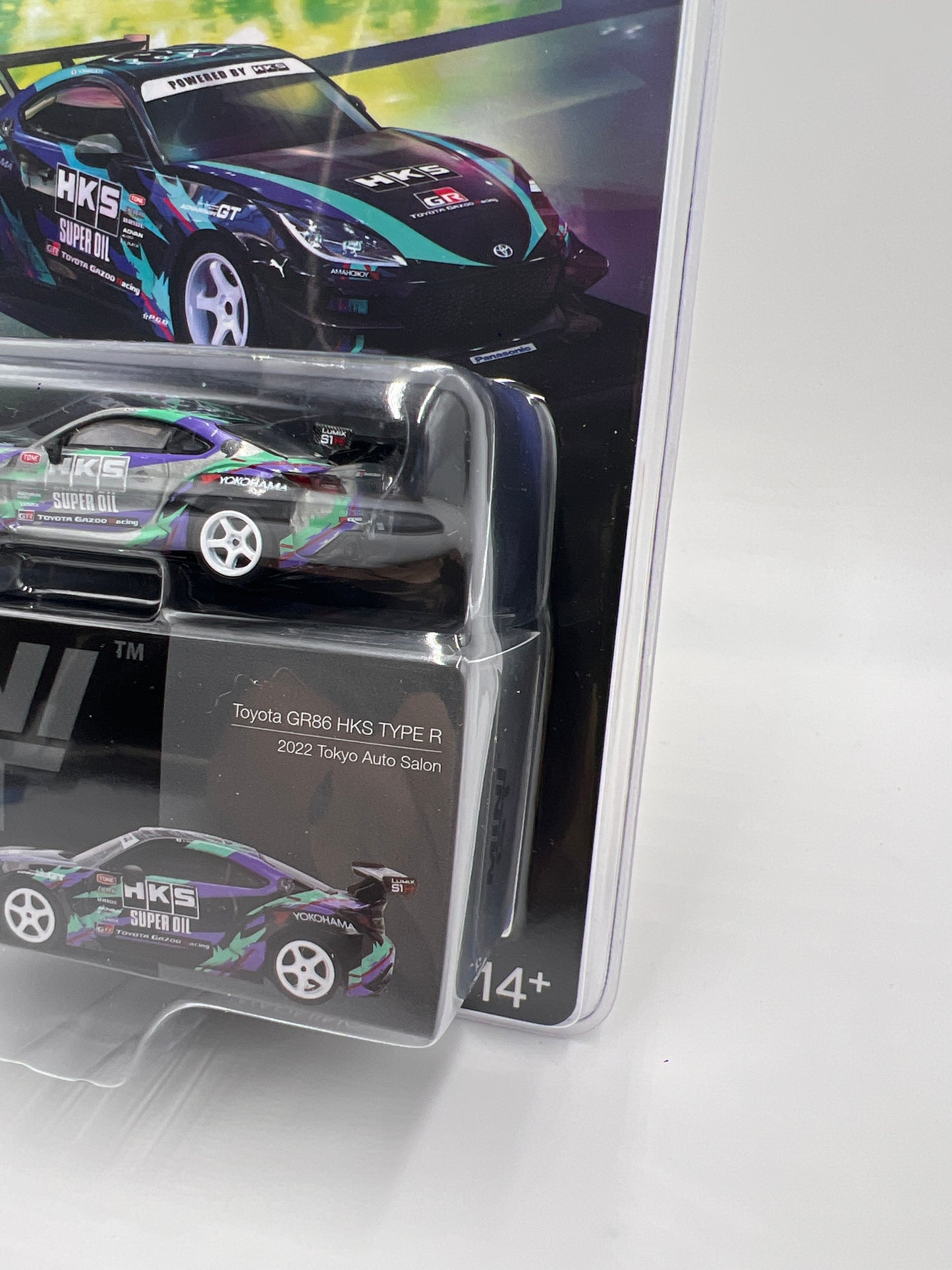 Mini GT #1005 CHASE Toyota GR86 HKS Type R 2022 Tokyo Auto Salon