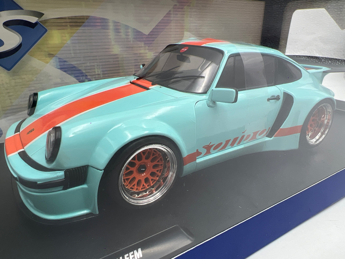 Solido 1:18 Scale Porsche KS-R By Khyzyl Saleem Blue Racer