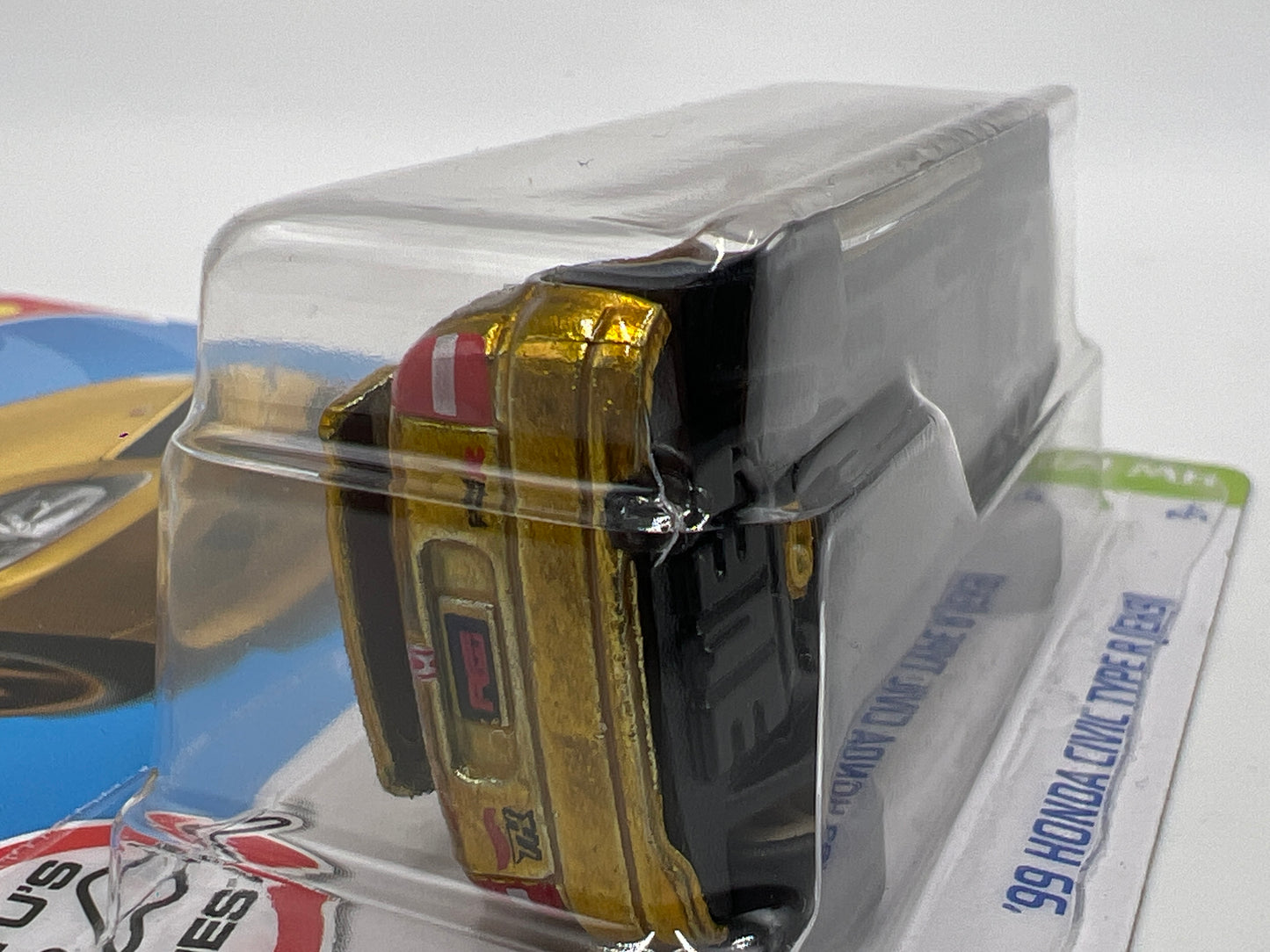 2022 Hot Wheels Super Treasure Hunt #125 99 Honda Civic Type R EK9 Gold Nugget W/Protector See Desc