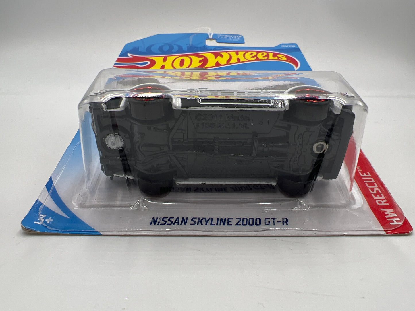 2019 Hot Wheels HW Rescue #160 Nissan Skyline 2000 GT-R Police Black/White 82E
