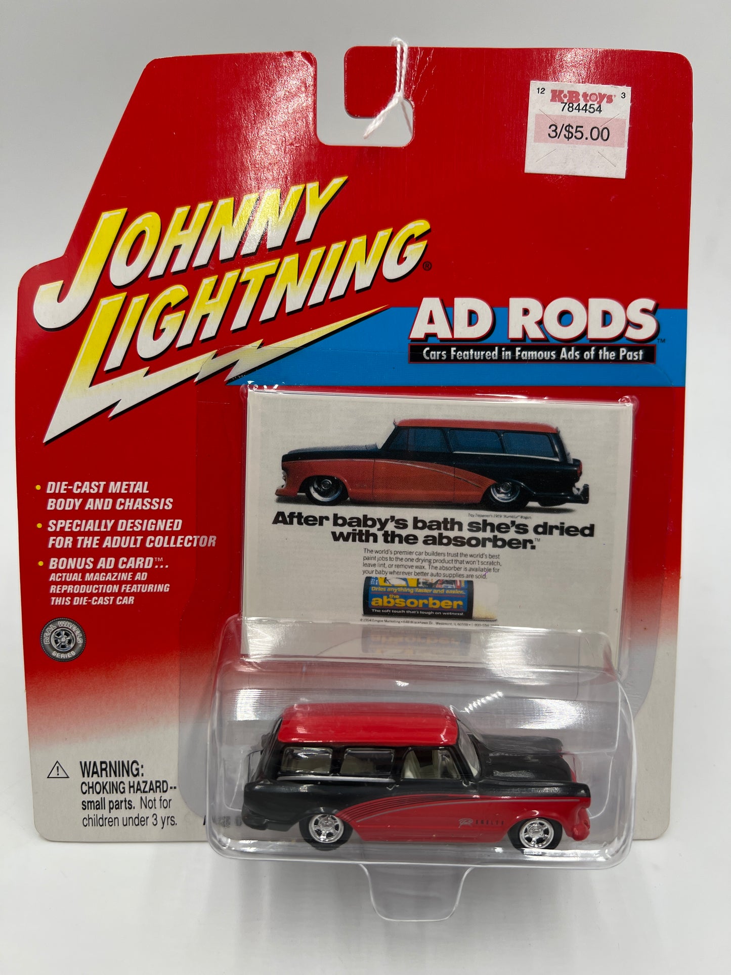 Johnny Lightning Ad Rods 1959 Rumbler Wagon Red/Black 227B