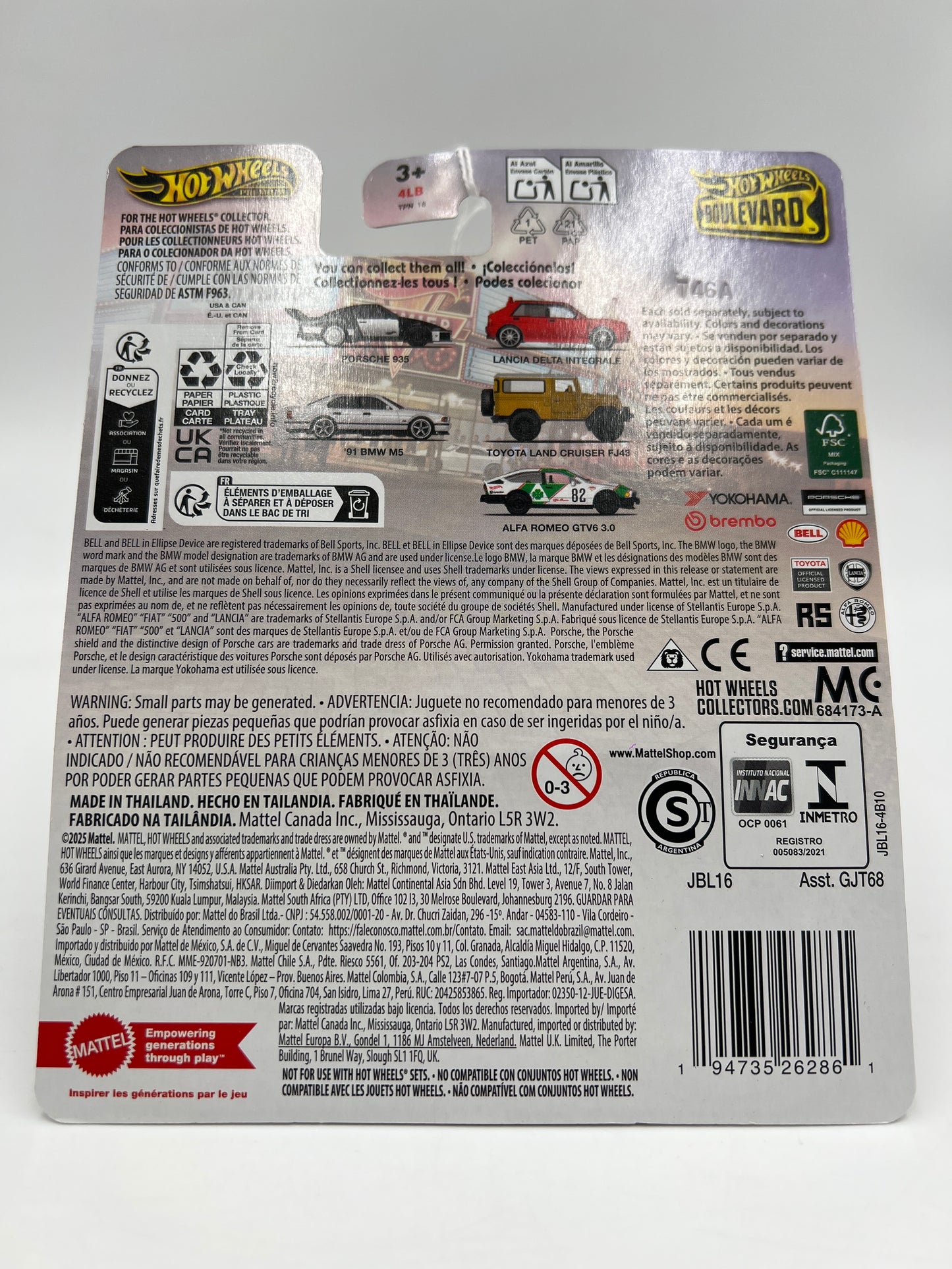 2025 Hot Wheels Premium Boulevard #120 Alfa Romeo GTV6 3.0 Green/White 265H