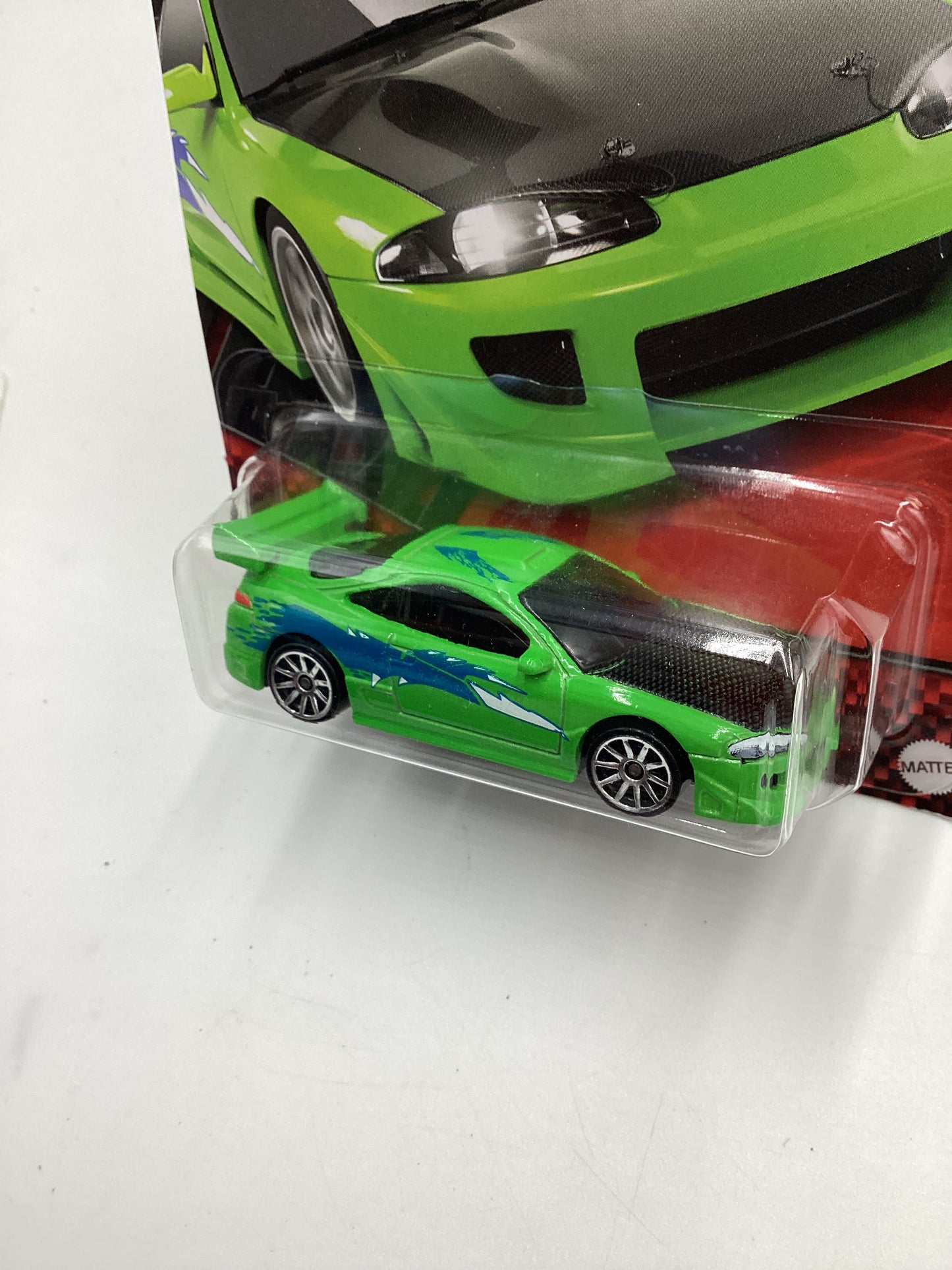 2023 Hot wheels Fast and Furious Series 1 #1 95 Mitsubishi Eclipse Green W/ protector