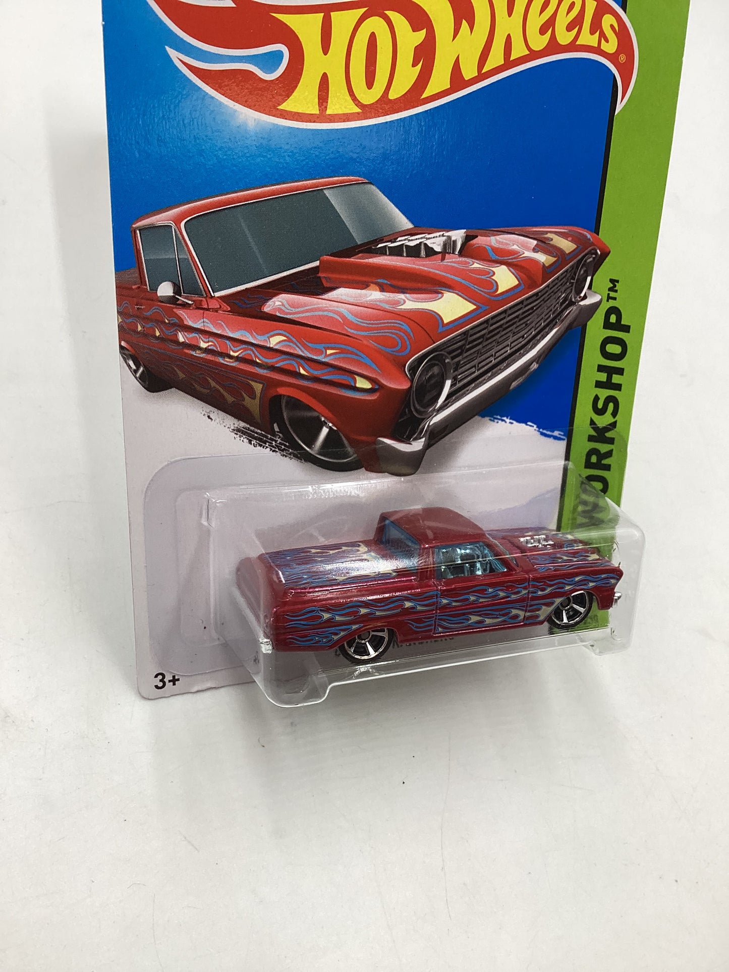 2015 Hot Wheels Workshop #212 65 Ford Ranchero Red 32E