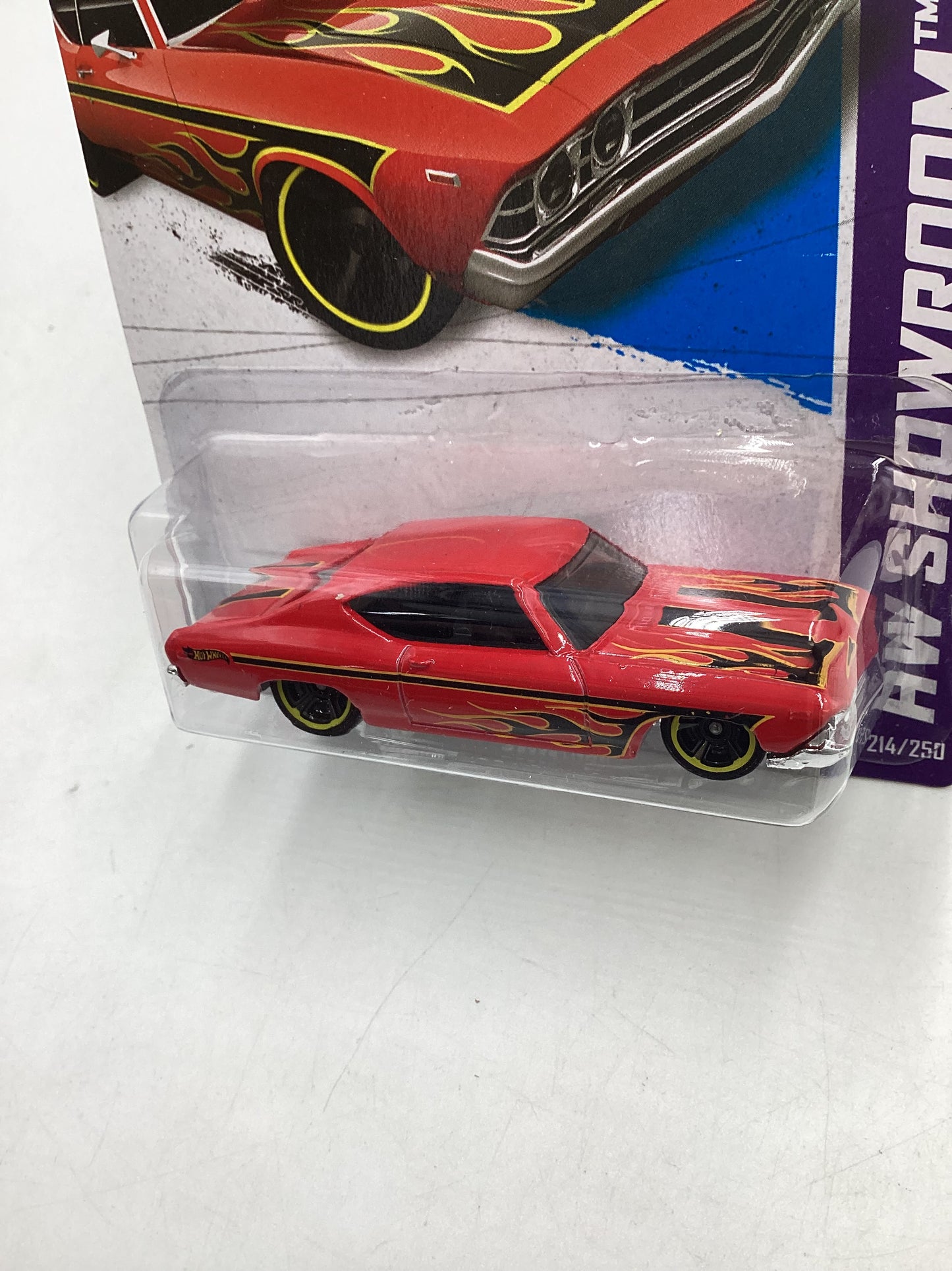 2013 Hot Wheels #214 69 Chevelle SS 396 Red 1C