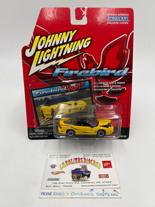 Johnny Lightning Firebird Series Release 1 2002 Pontiac Firebird WS-6 Yellow