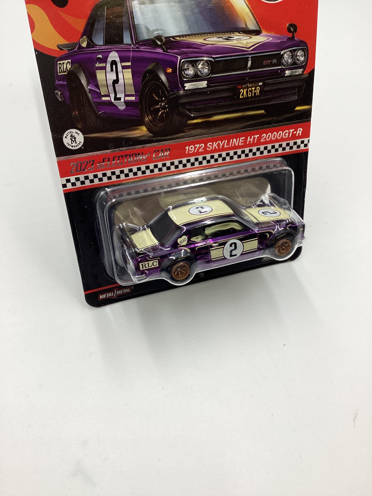 2023 Hot Wheels RLC sELECTIONs 1972 Skyline H/T 2000GT-R Purple with protector