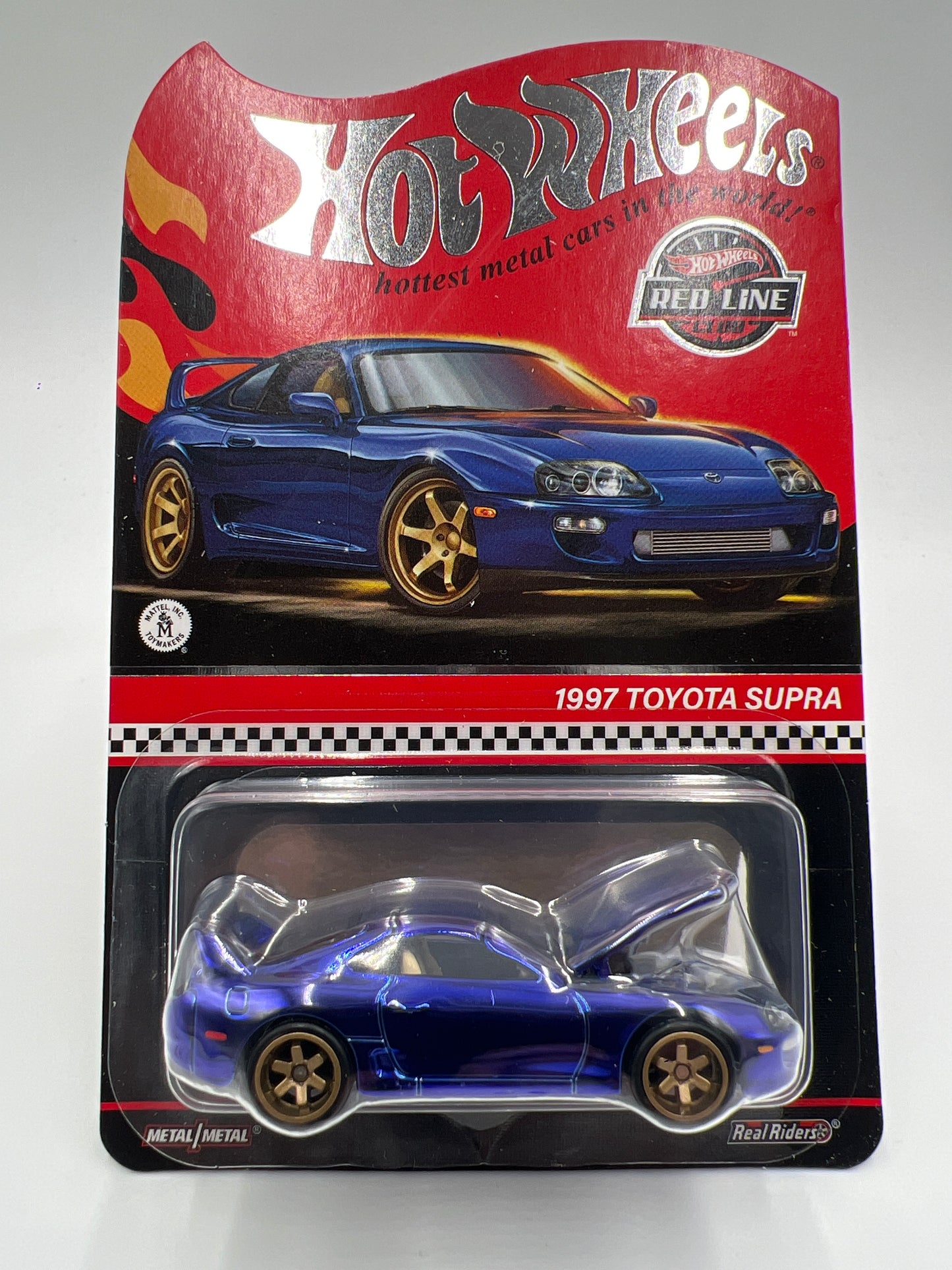 2024 Hot Wheels RLC 1997 Toyota Supra Blue W/Protector Loose Blister