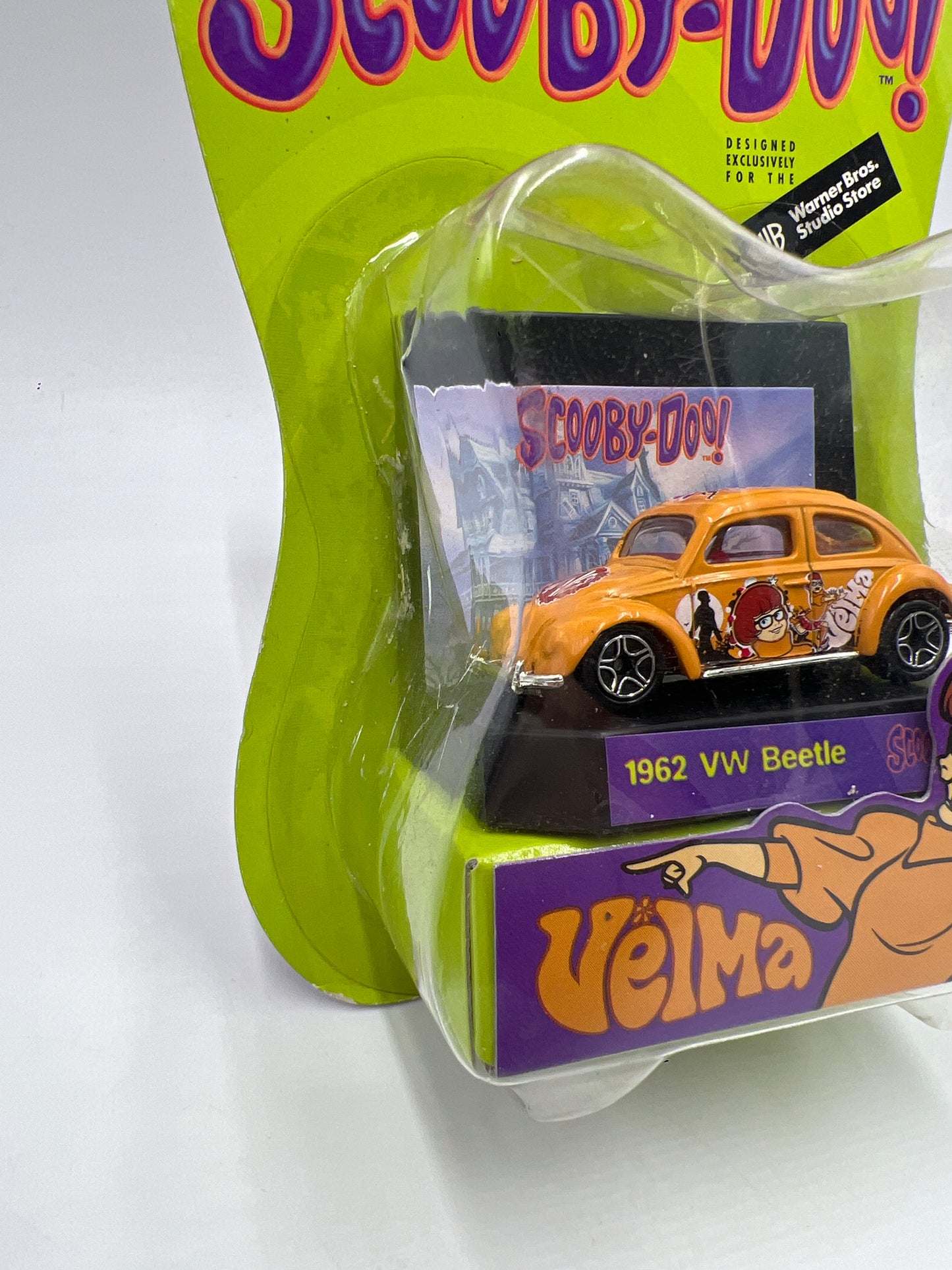 Matchbox Collectibles Scooby-Doo 1962 VW Beetle Orange Velma Blister Not Perfect SR