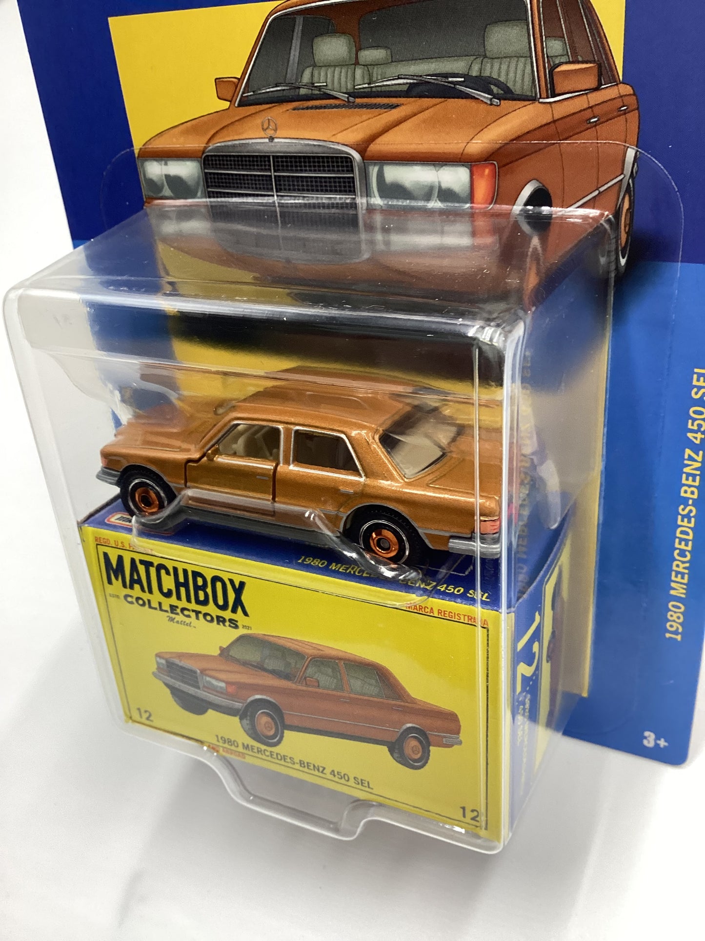 2024 Matchbox Collectors #12 1980 Mercedes-Benz 450 SEL Gold 170E