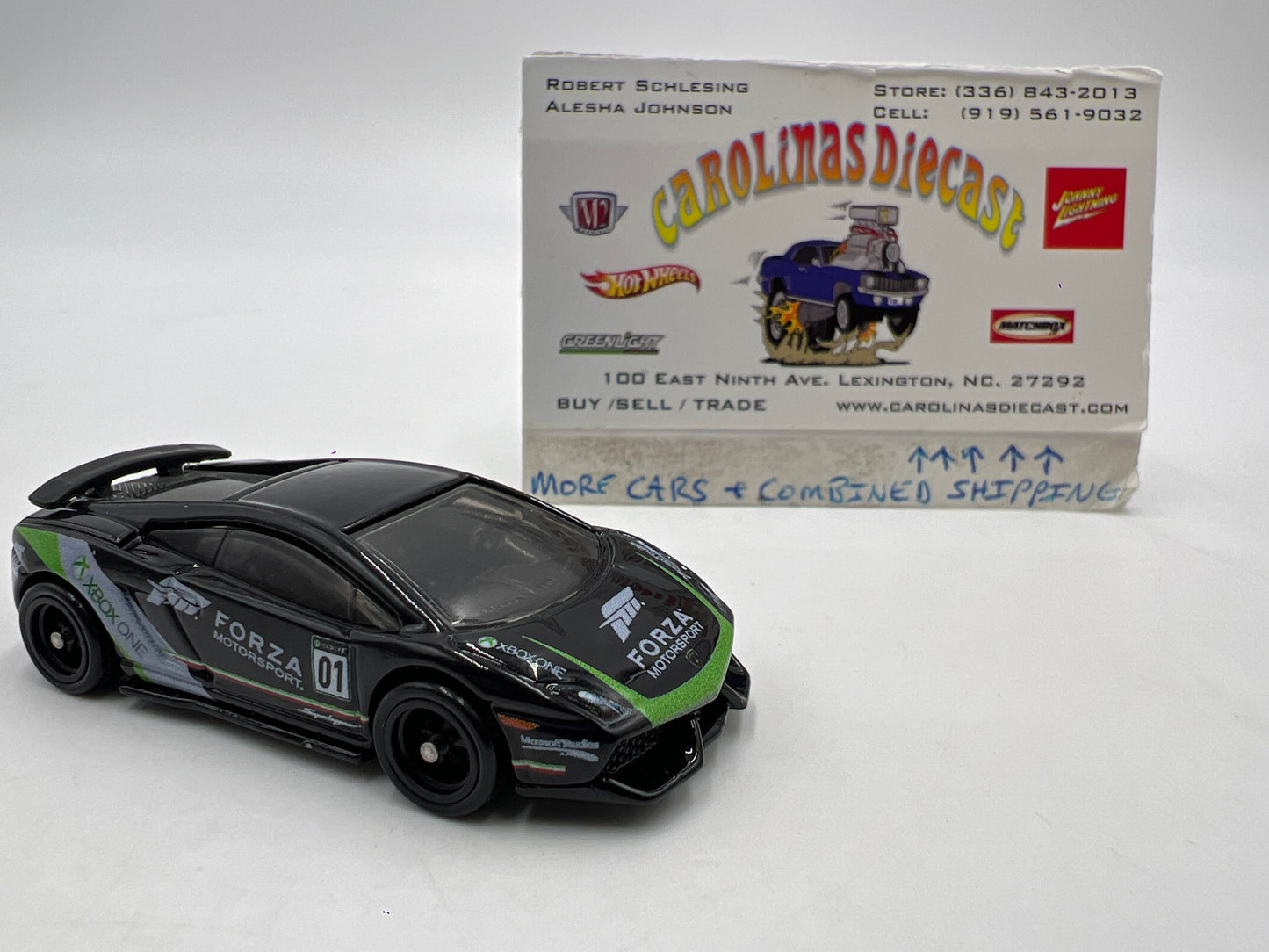 Hot Wheels Forza Motorsport Premium Lamborghini Gallardo LP570-4 SuperLeggera Black Loose