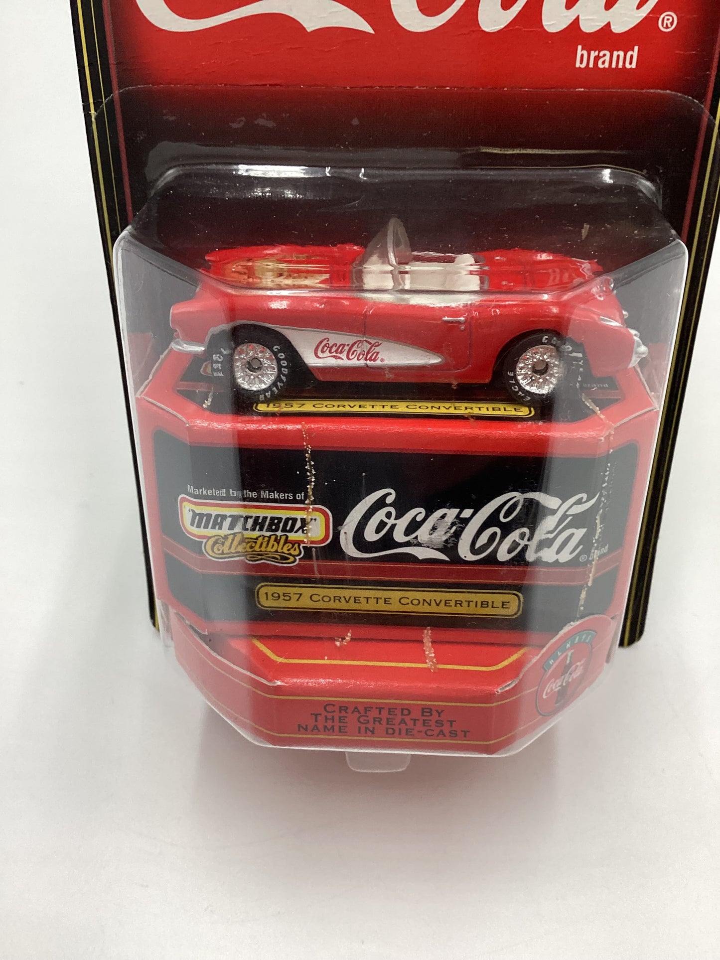 Matchbox Collectibles Coca Cola 1957 Chevy Corvette Convertible Red (SR)