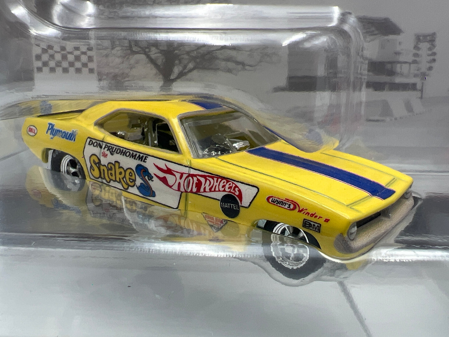 Hot Wheels Target 2 Pack Snake & Mongoose 72 Plymouth Cuda FC & Duster Funny Car W/Protector