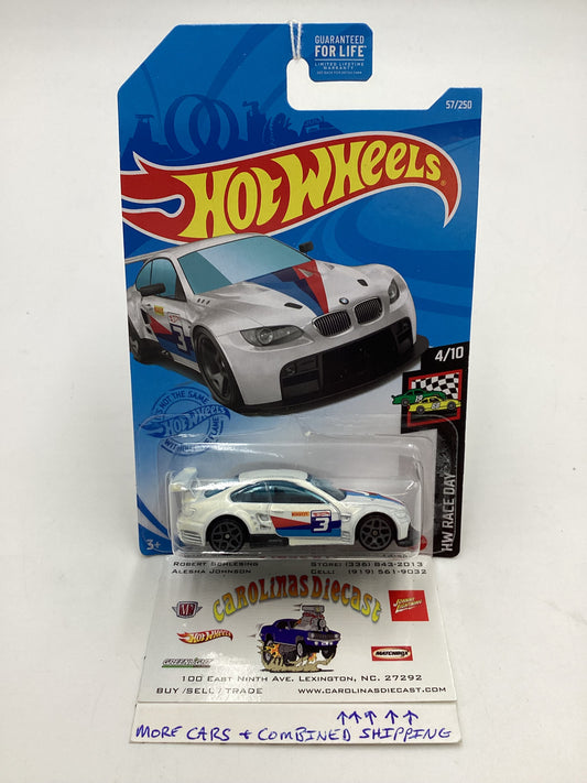 2021 Hot wheels HW Race Day #57 BMW M3 GT2 White