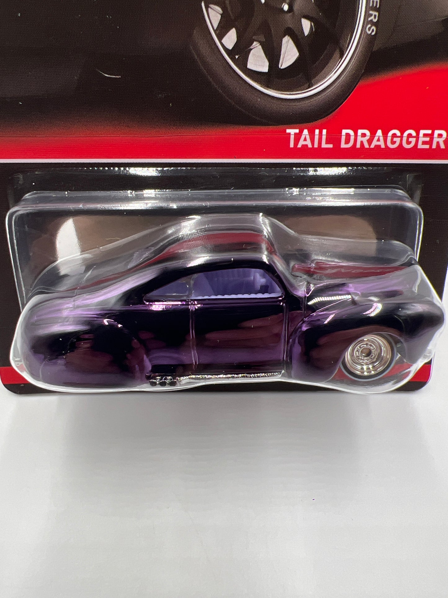 Hot Wheels RLC Real Riders Series 11 #2 1990/4000 Tail Dragger Purple W/Protector
