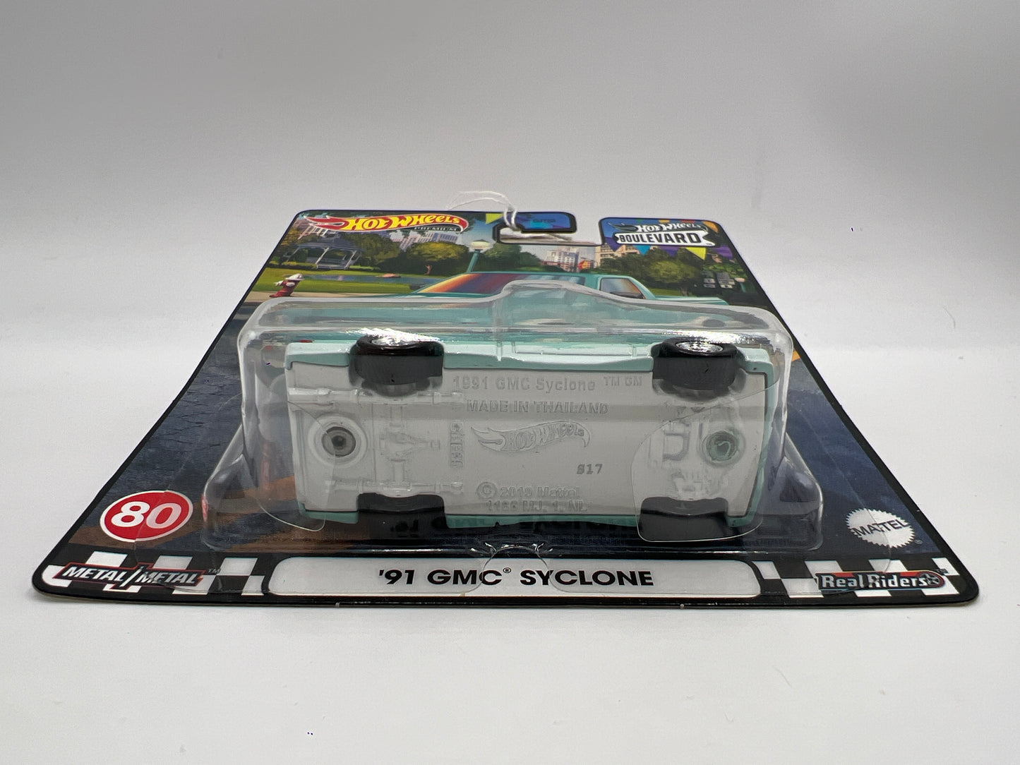 Hot Wheels Premium Boulevard #80 91 GMC Syclone Light Blue 260B