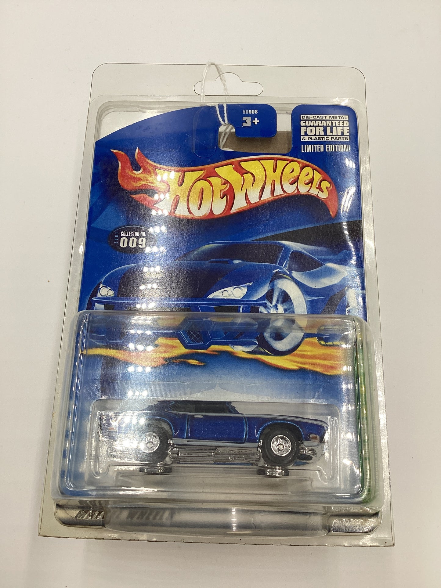 2001 Hot Wheels Treasure Hunt #009 Olds 442 Blue with protector