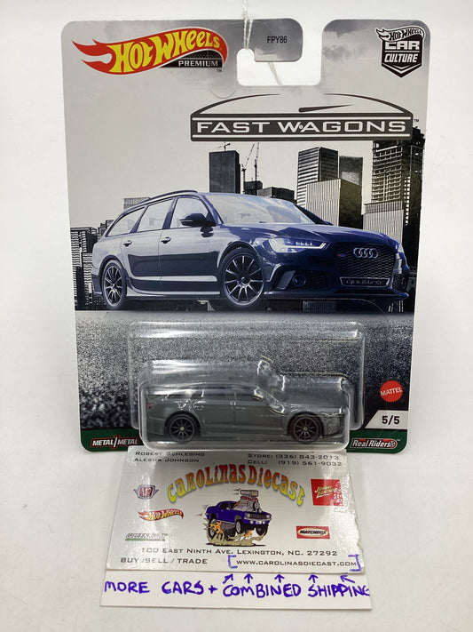 2021 Hot wheels Fast wagons 5/5 17 Audi RS 6 Avant 247A