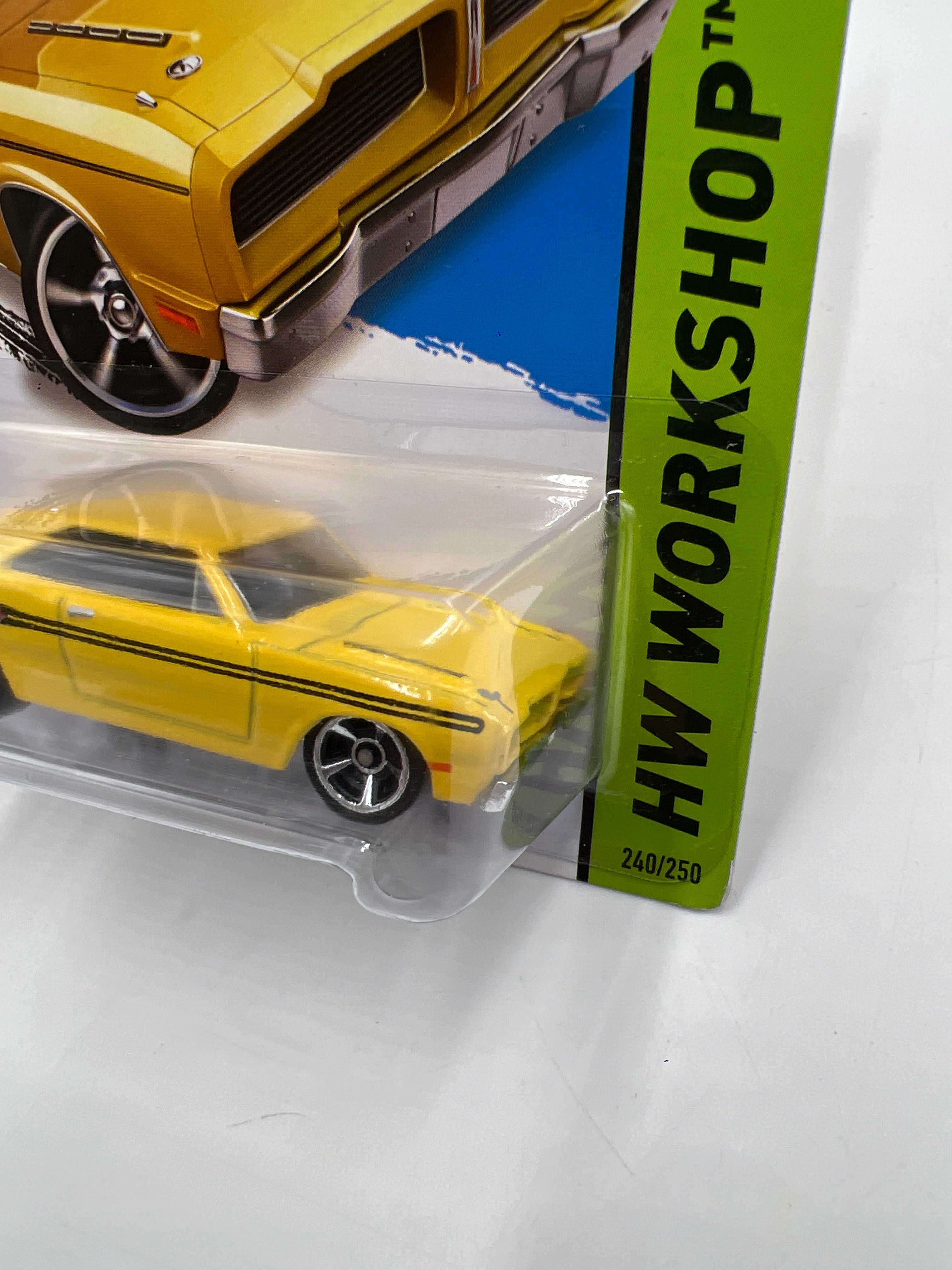 2014 Hot Wheels Workshop #240 1974 Brazilian Dodge Charger Yellow
