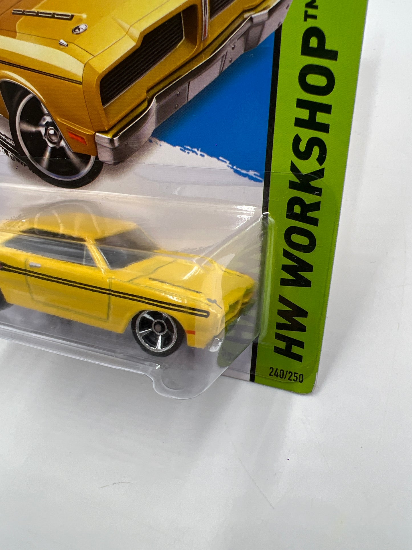 2014 Hot Wheels Workshop #240 1974 Brazilian Dodge Charger Yellow 56A