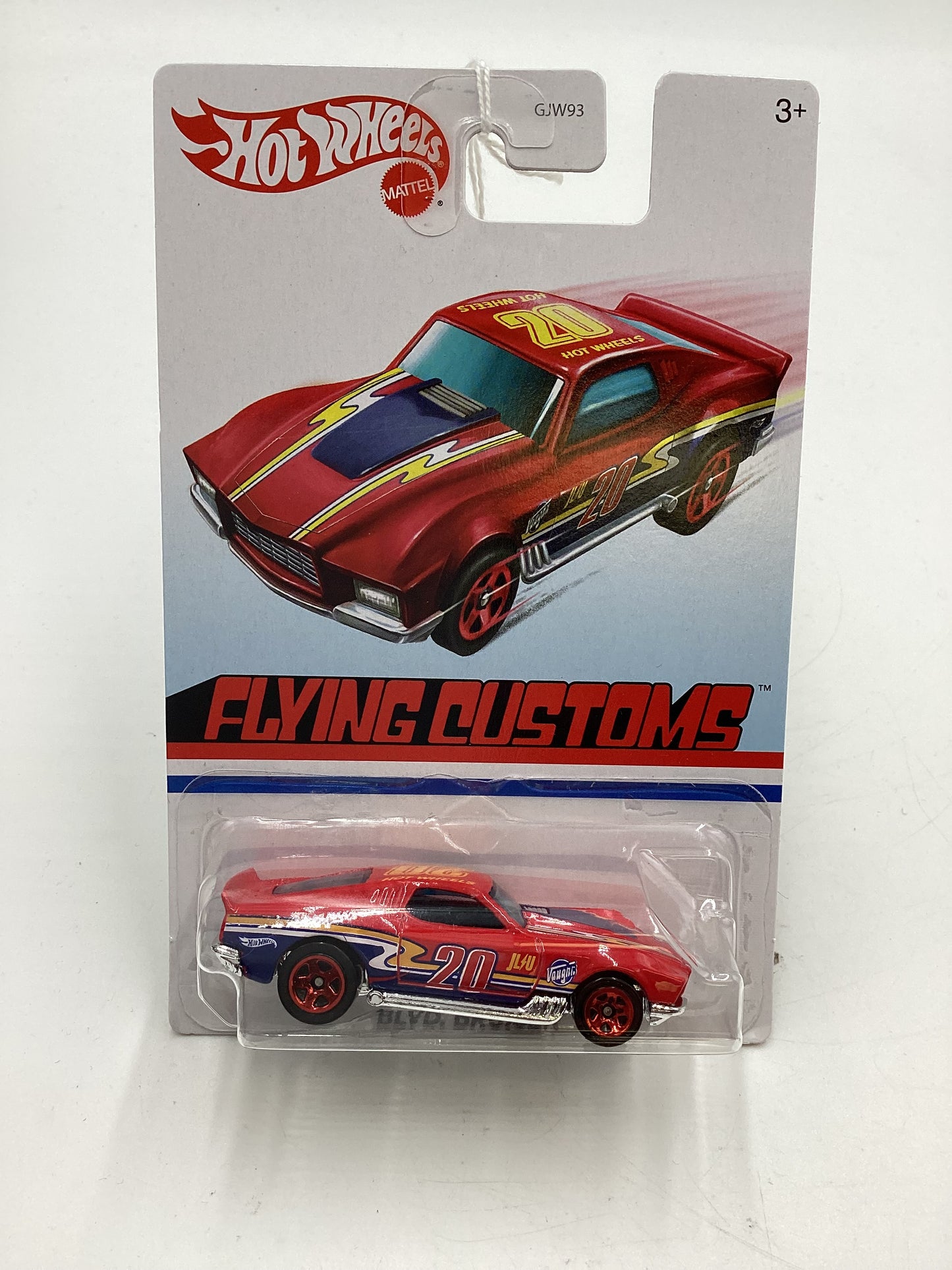 Hot Wheels Target Exclusive Flying Customs Blvd. Bruiser Red 156P