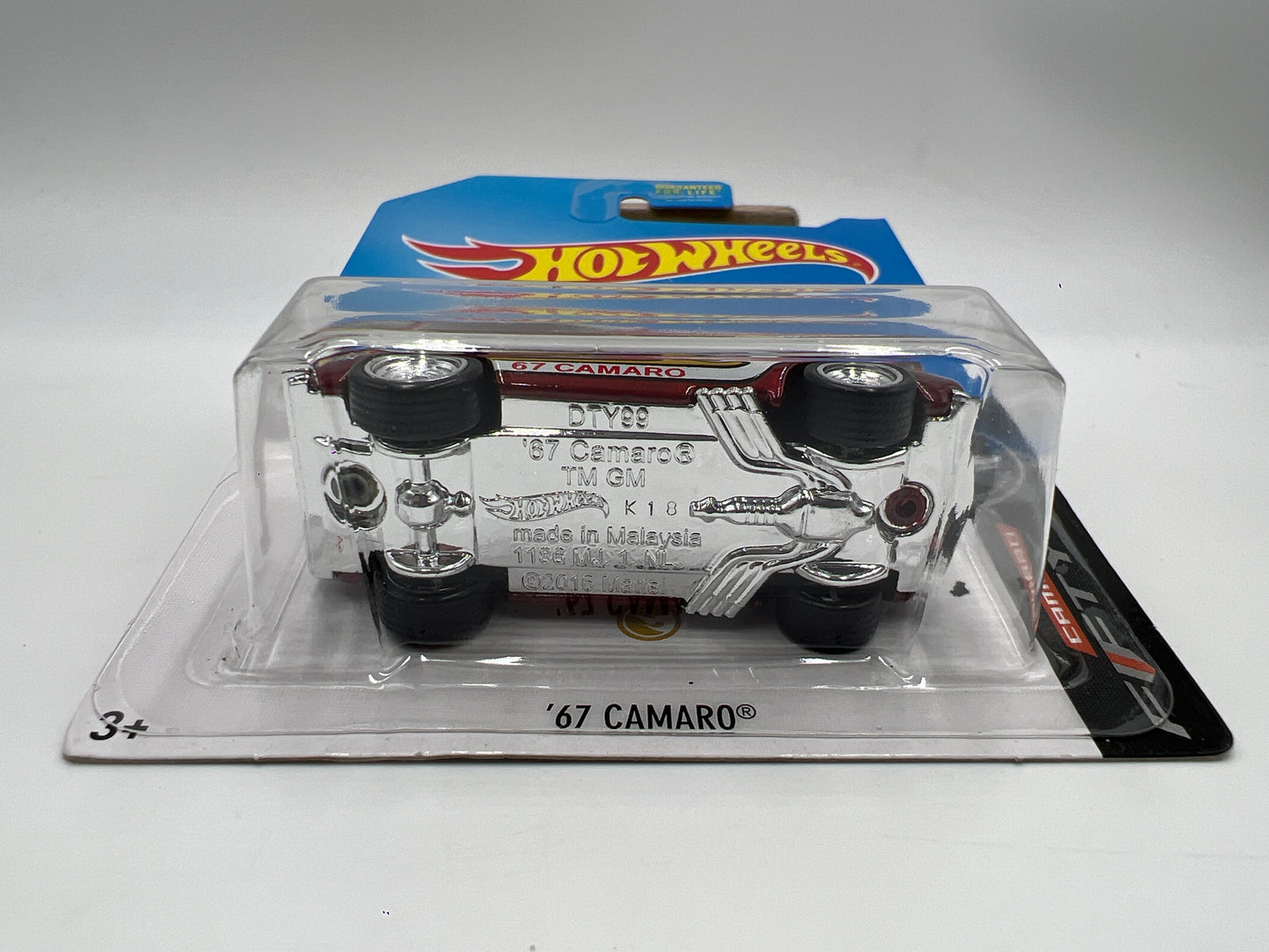 2017 Hot Wheels Super Treasure Hunt 67 Camaro Red W/Protector