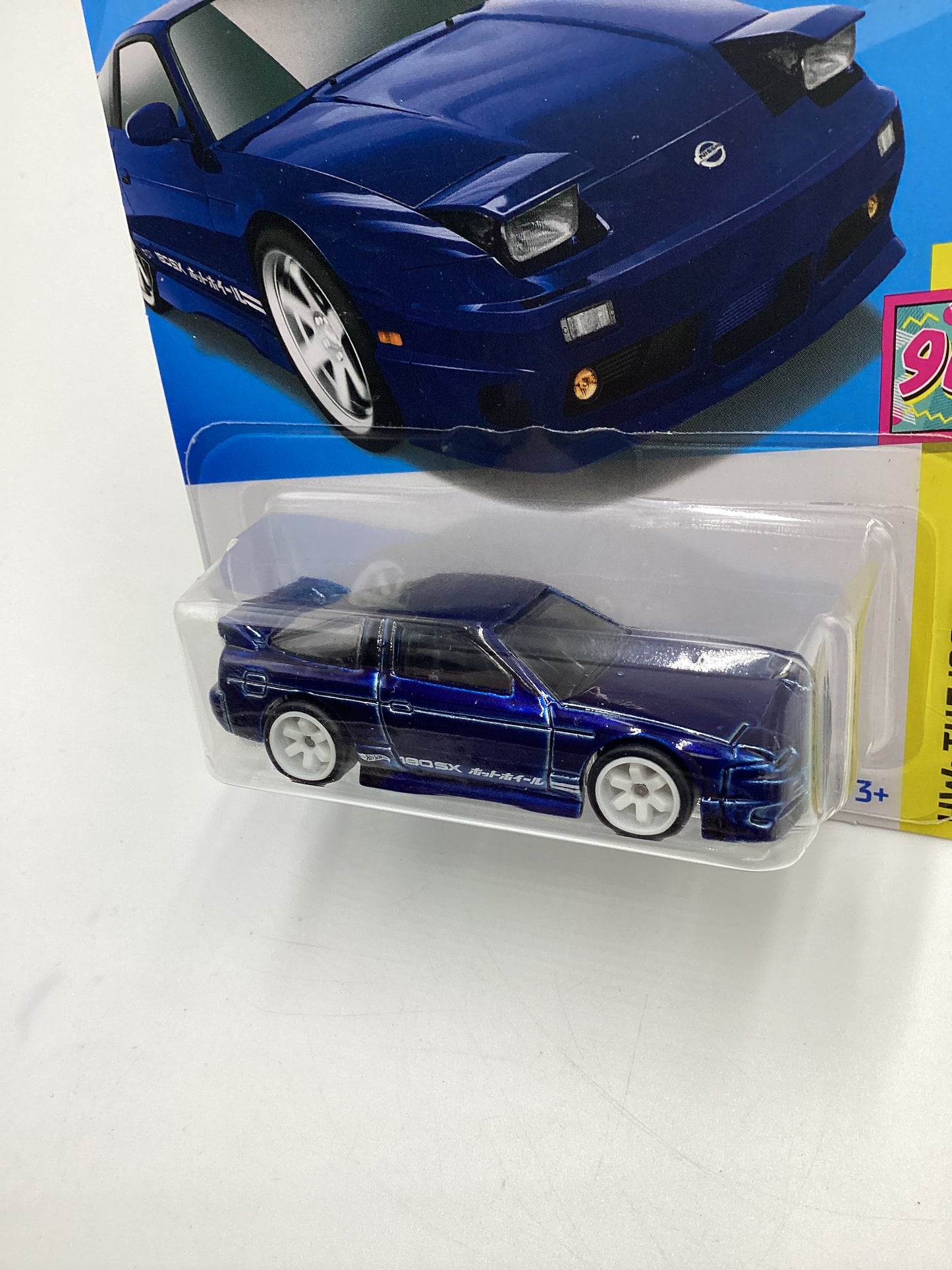 2024 Hot Wheels M Case Super Treasure Hunt #211 96 Nissan 180SX Type X Blue W/Protector