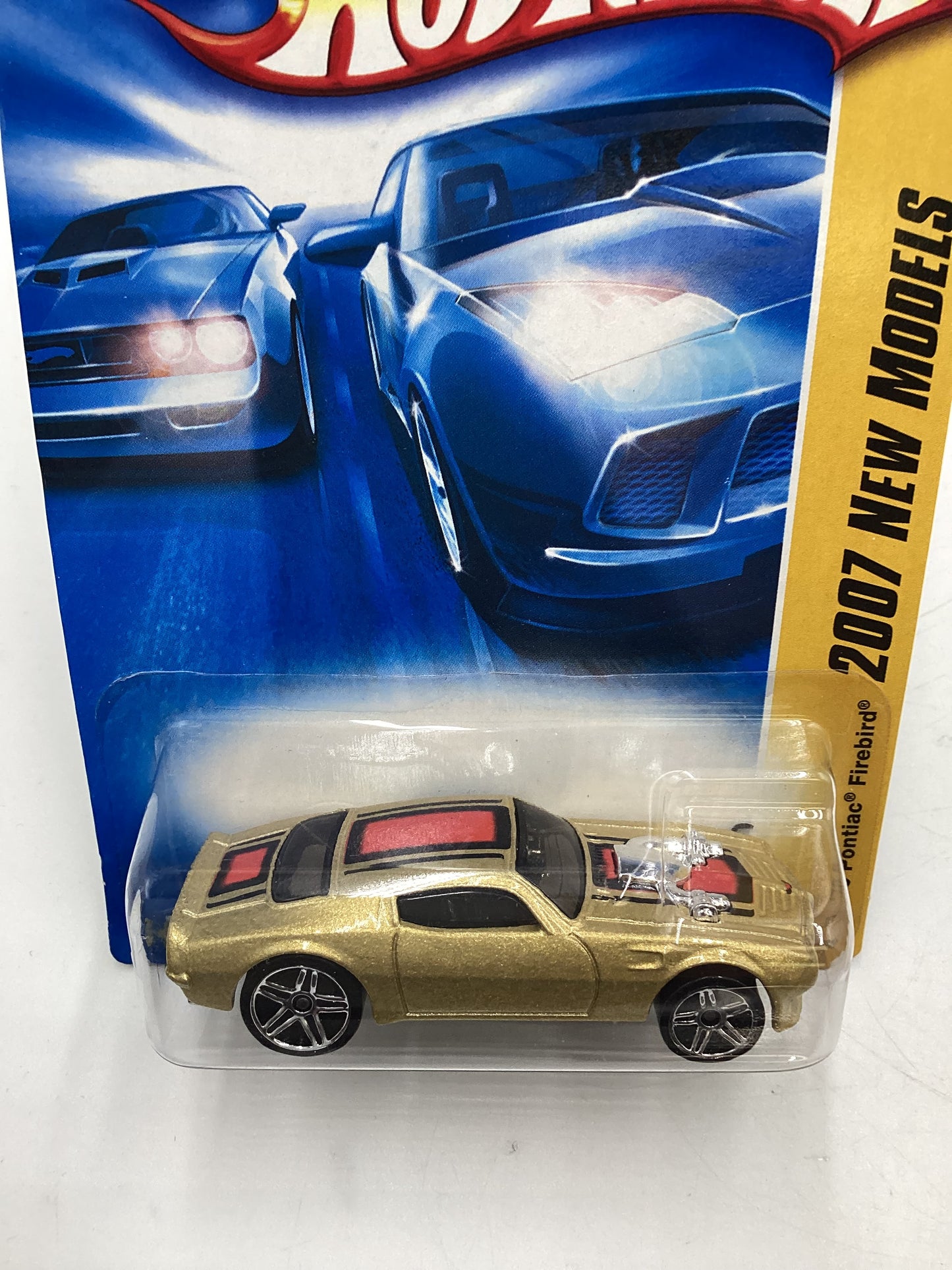 2007 Hot Wheels New Models #16 70 Pontiac Firebird Gold 54H