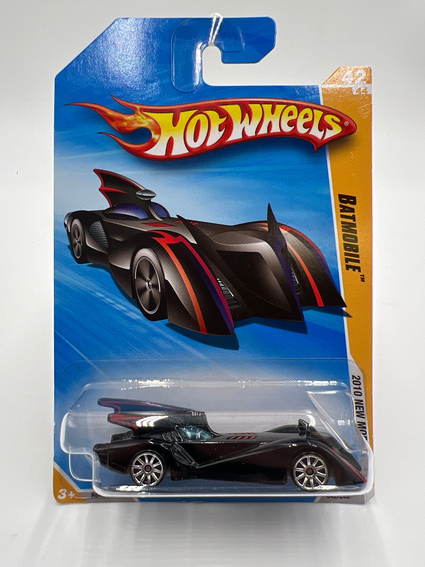 2010 Hot Wheels #42 Batmobile Black 120C