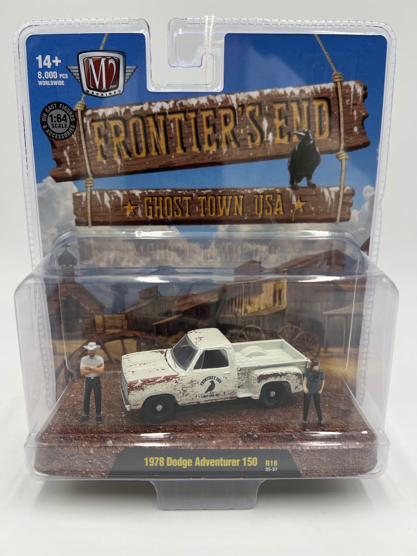 M2 Machines R18 Diorama 1978 Dodge Adventurer 150 White 196G