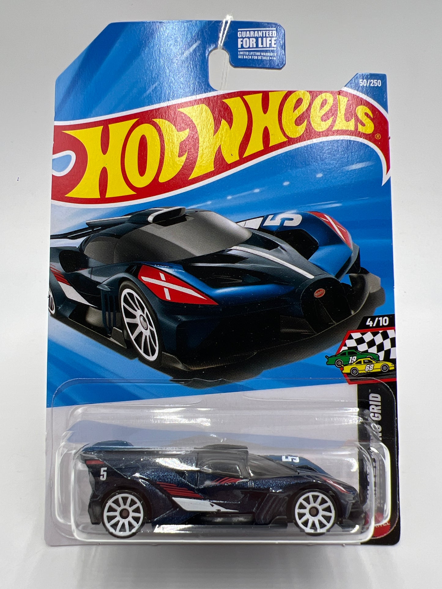 2026 Hot Wheels B Case HW Starting Grid #50 Bugatti Bolide Dark Blue 103i