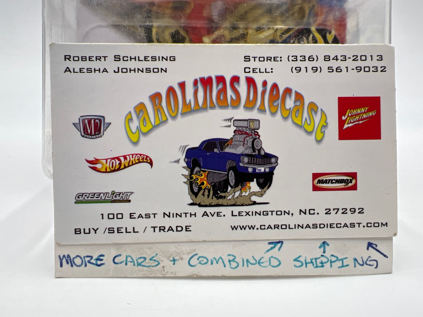 2016 Hot Wheels Super Treasure Hunt #97 52 Hudson Hornet Red/Gold W/Protector