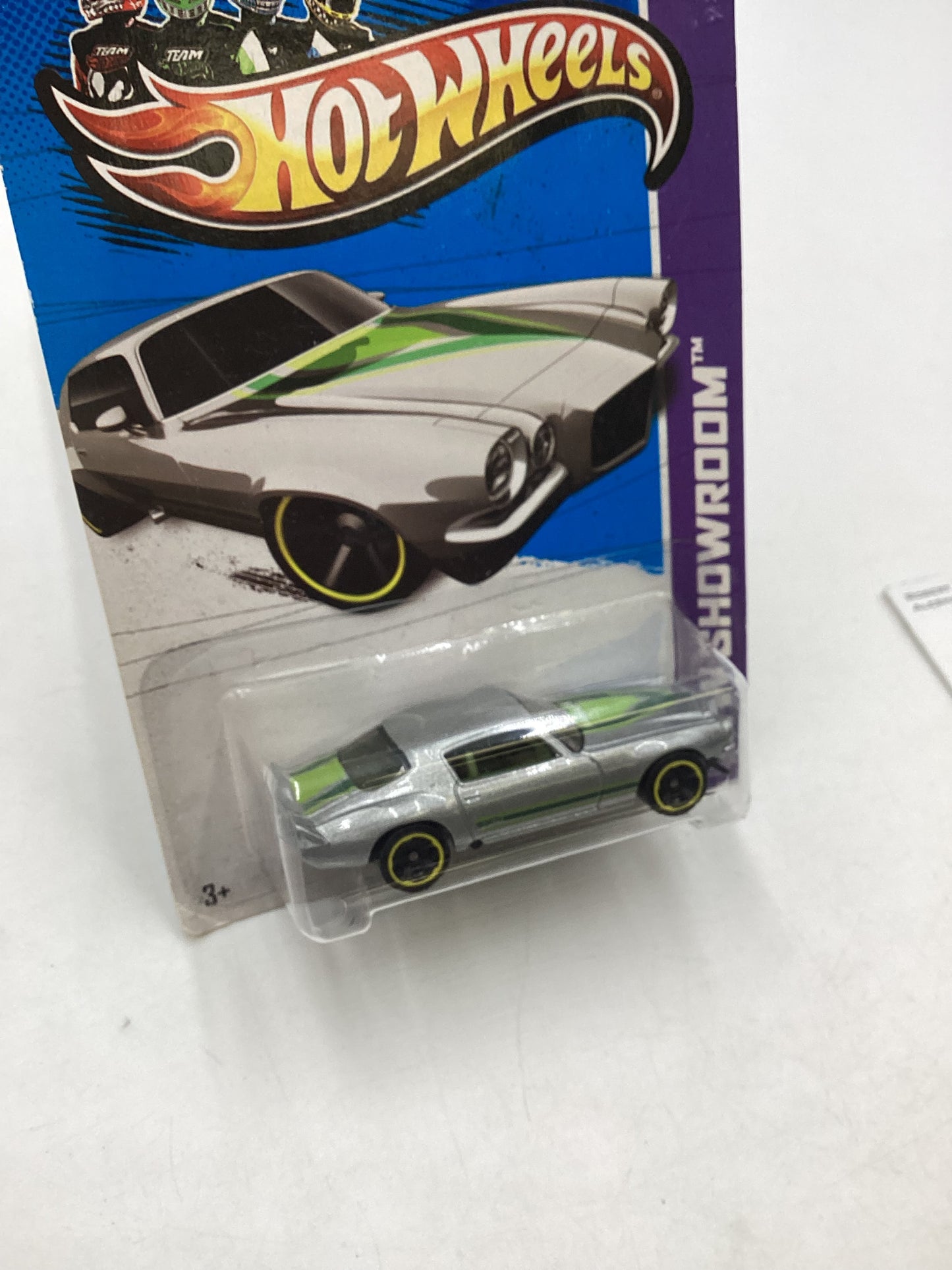 2013 Hot Wheels #221 70 Camaro Silver Toys R Us Exclusive