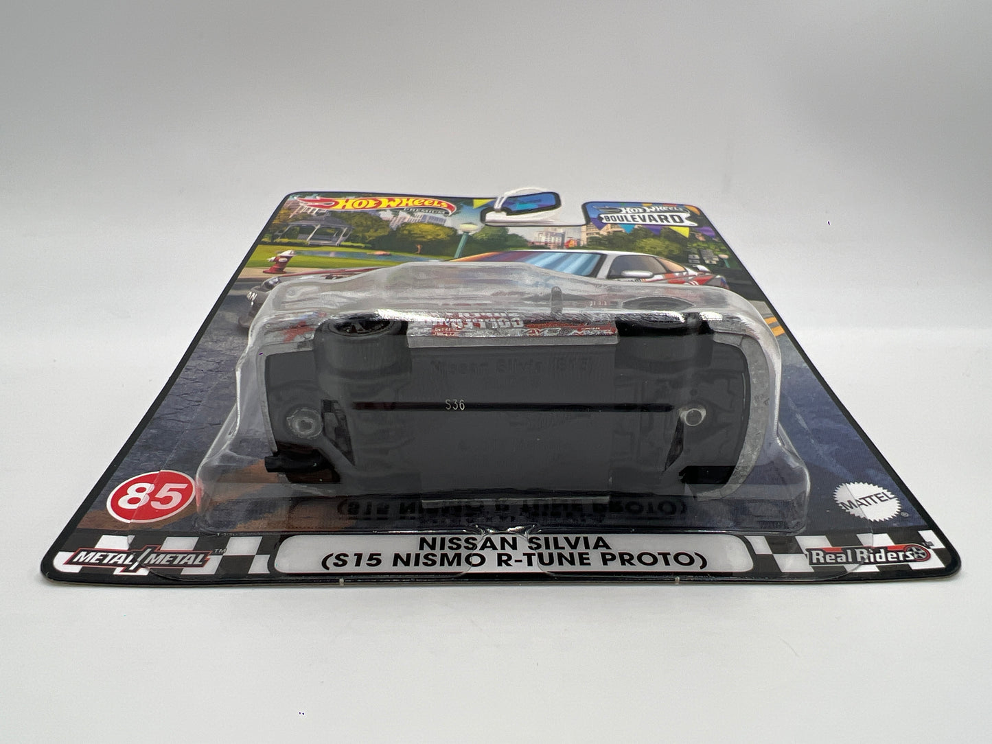 Hot Wheels Premium Boulevard #85 Nissan Silvia S15 Nismo R-Tune Proto Silver 264C