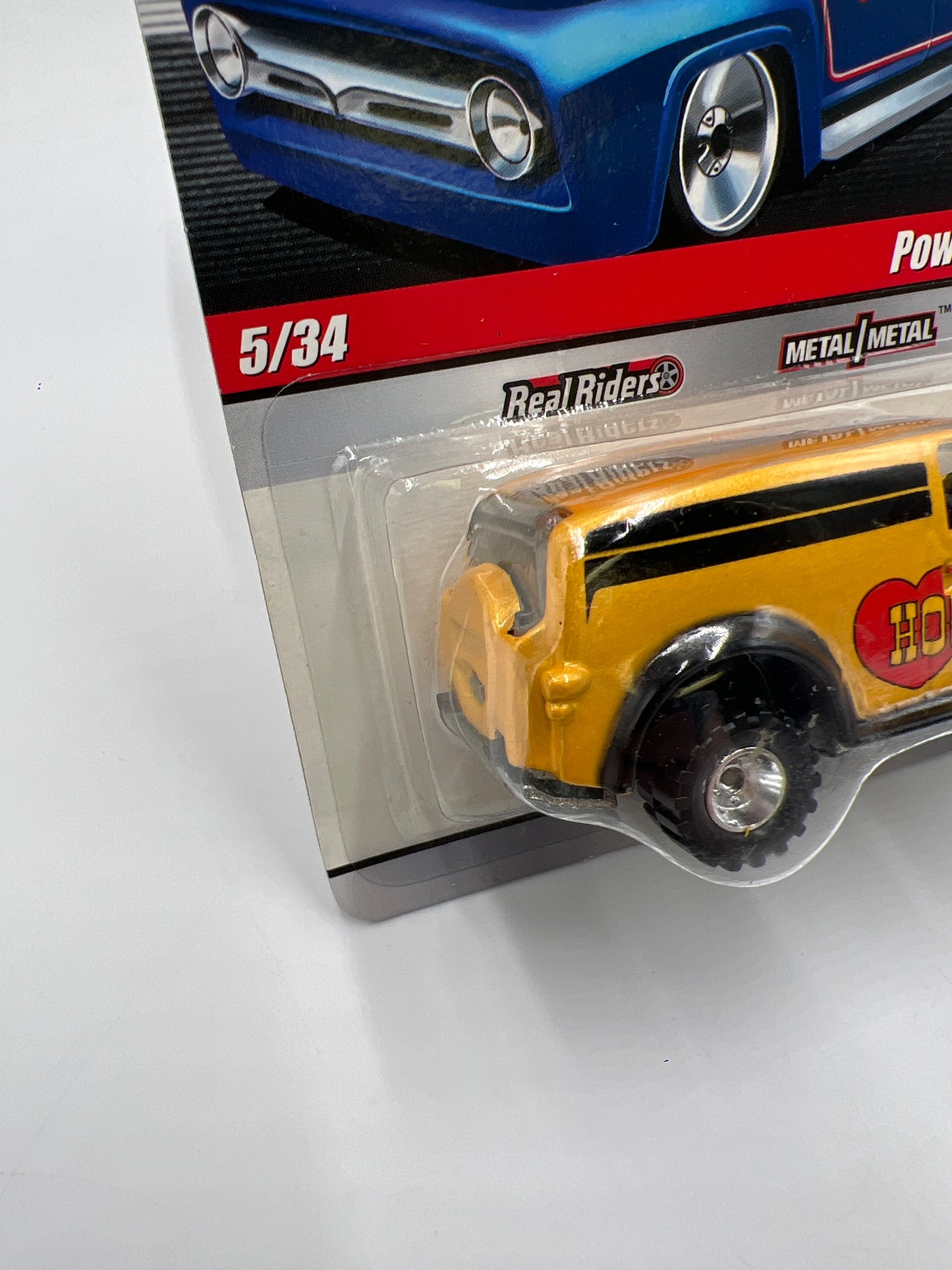 Hot Wheels Slick Rides #5 Power Panel Hooker Headers Yellow 242H