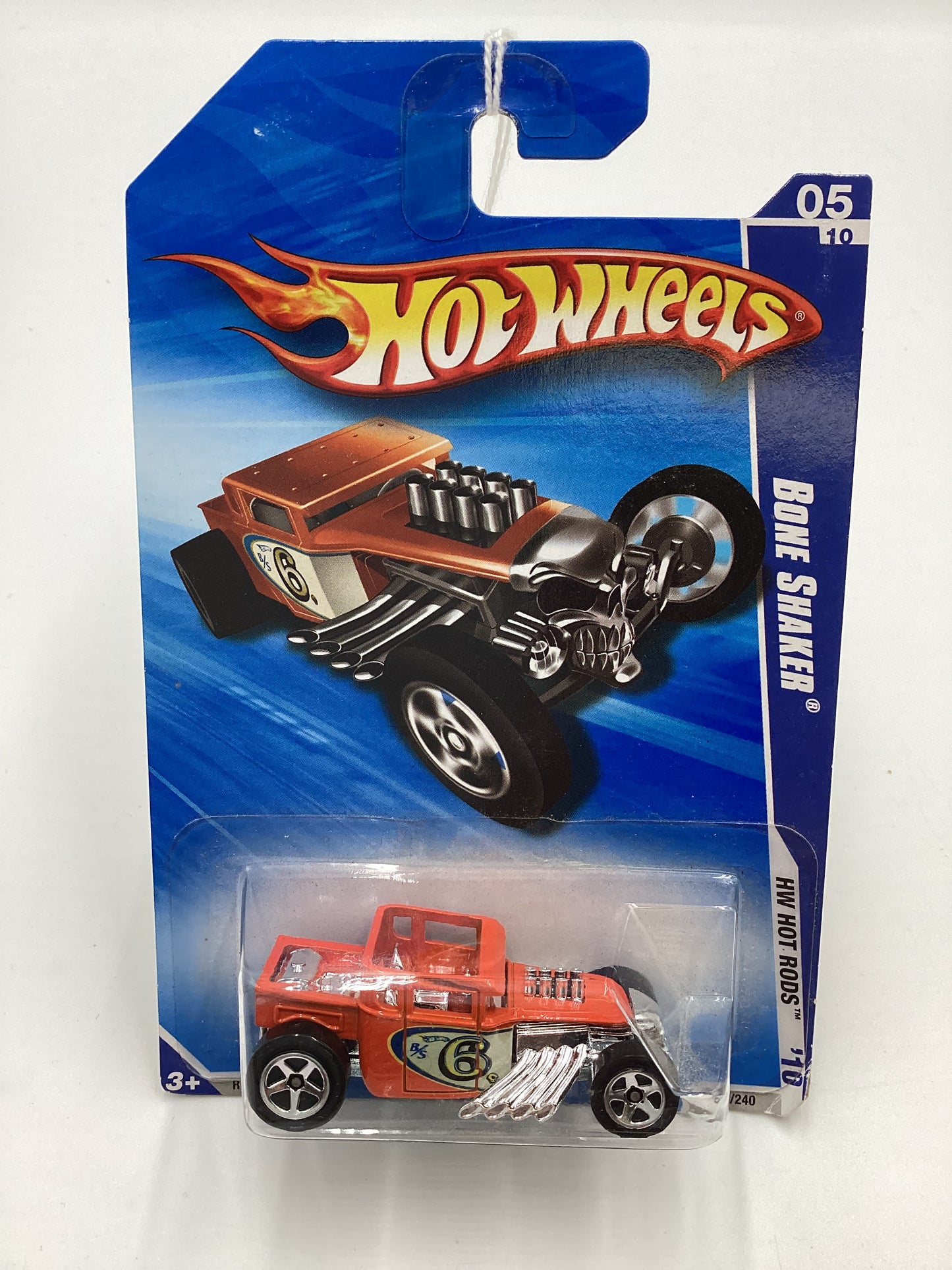 2010 Hot Wheels #143 Bone Shaker Orange 56A