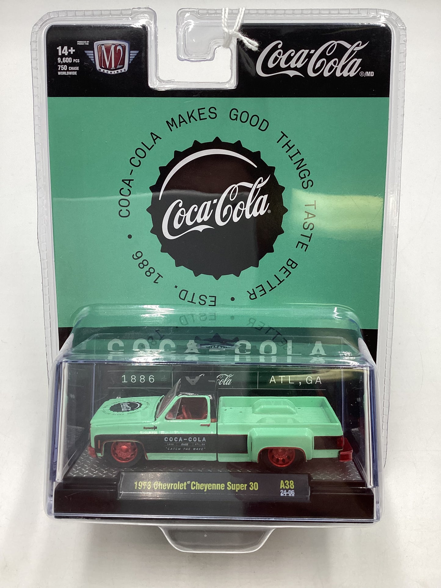 M2 Machines Coca-Cola Chase 1973 Chevrolet Cheyenne Super 30 A38