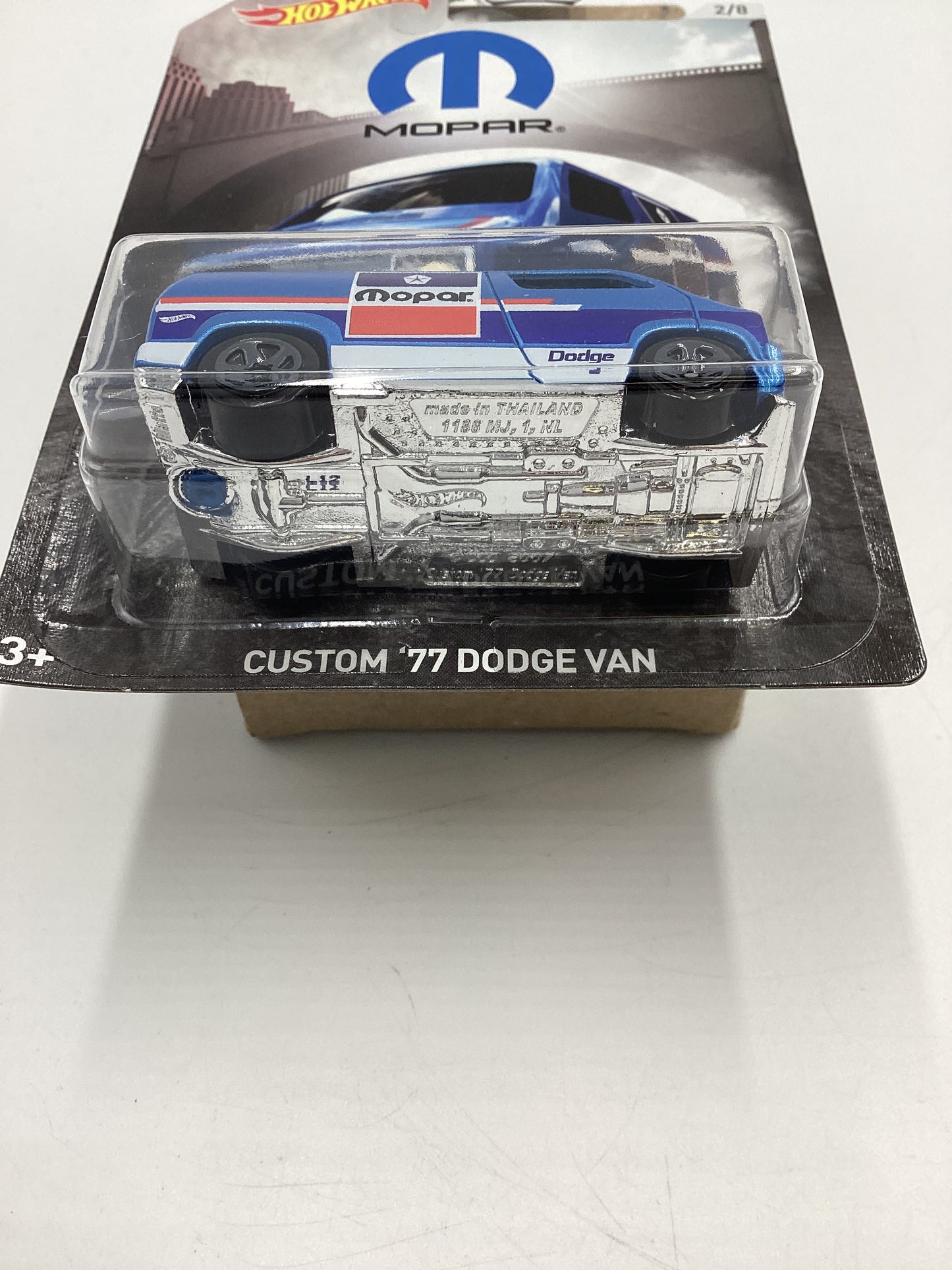 Hot wheels Exclusive Mopar Series #2 Custom 77 Dodge Van Blue