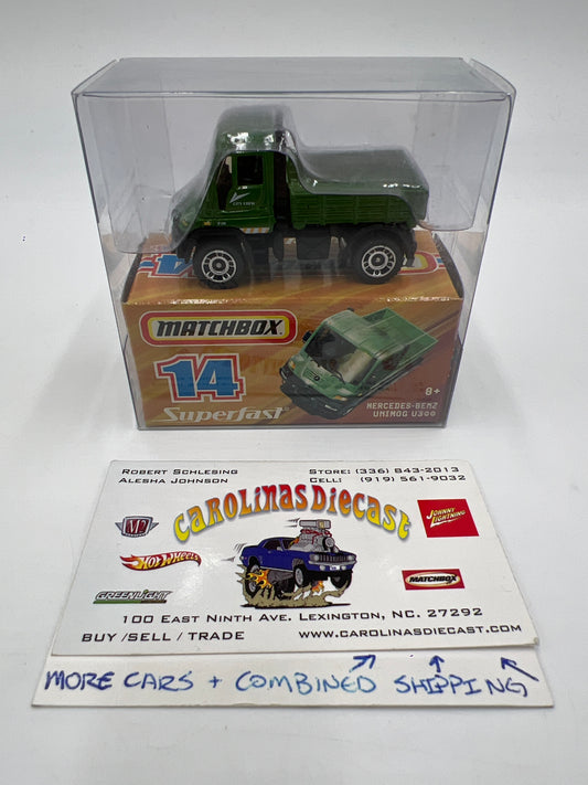 Matchbox Superfast #14 Mercedes-Benz Unimog U300 Green