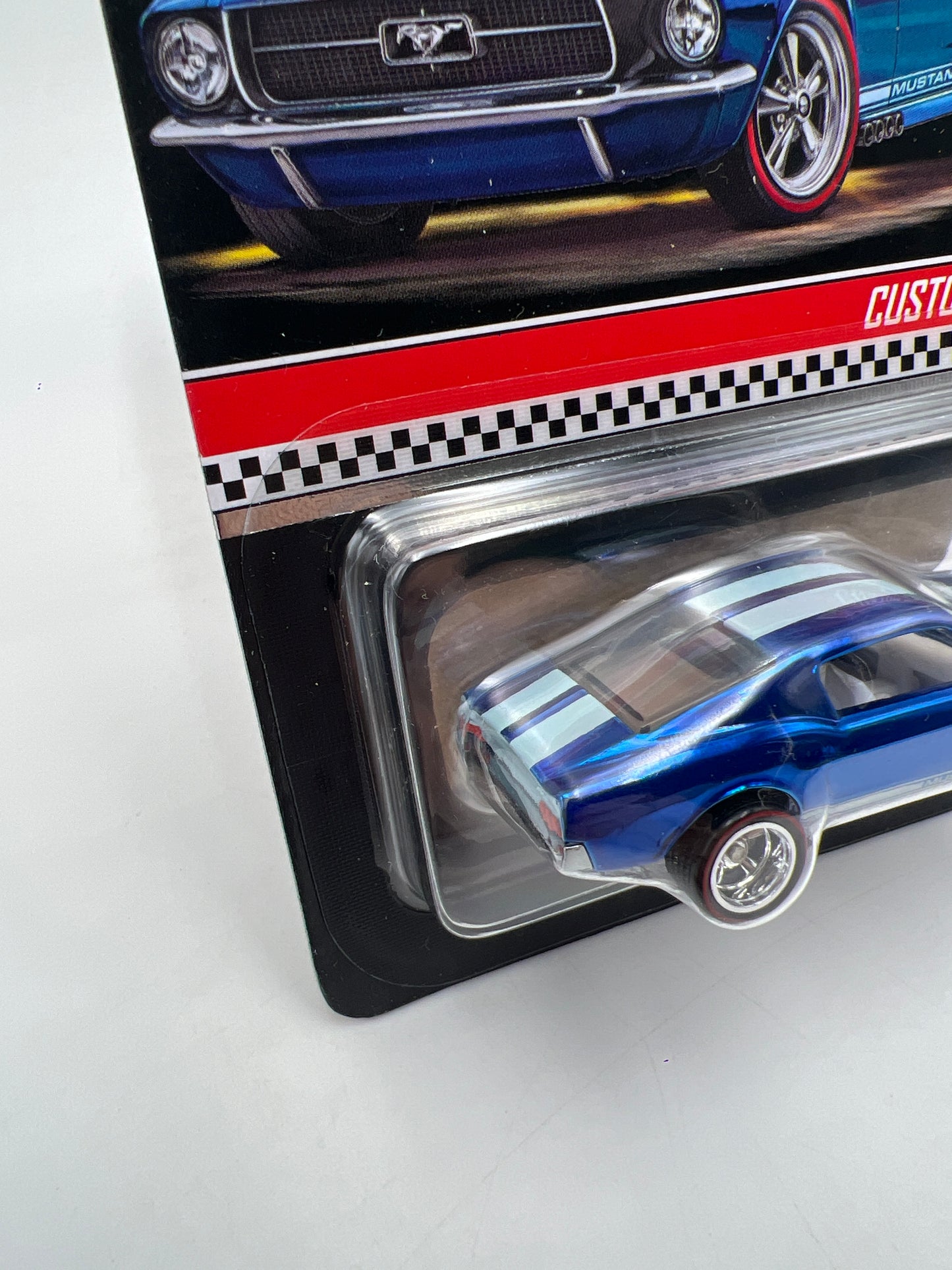2020 Hot Wheels RLC Custom Mustang Blue W/Protector