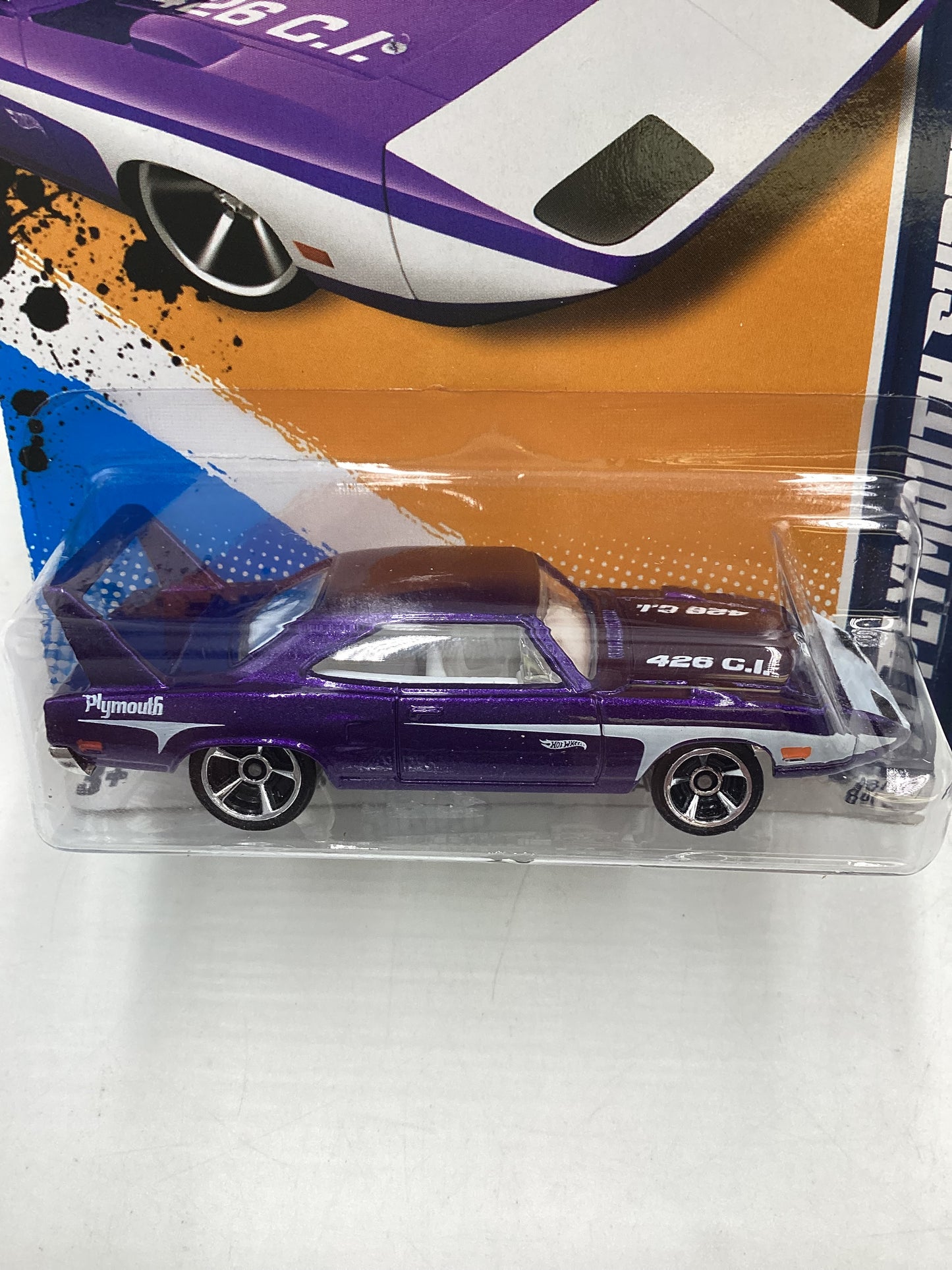 2012 Hot Wheels Muscle Mania #88 70 Plymouth Superbird Purple  41A