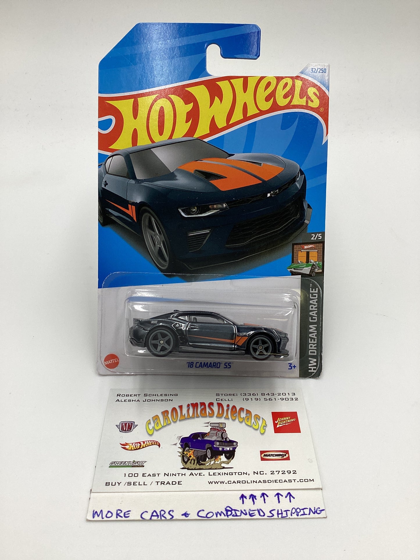 2024 Hot Wheels #32 18 Camaro SS International Card STH Super Treasure Hunt with protector