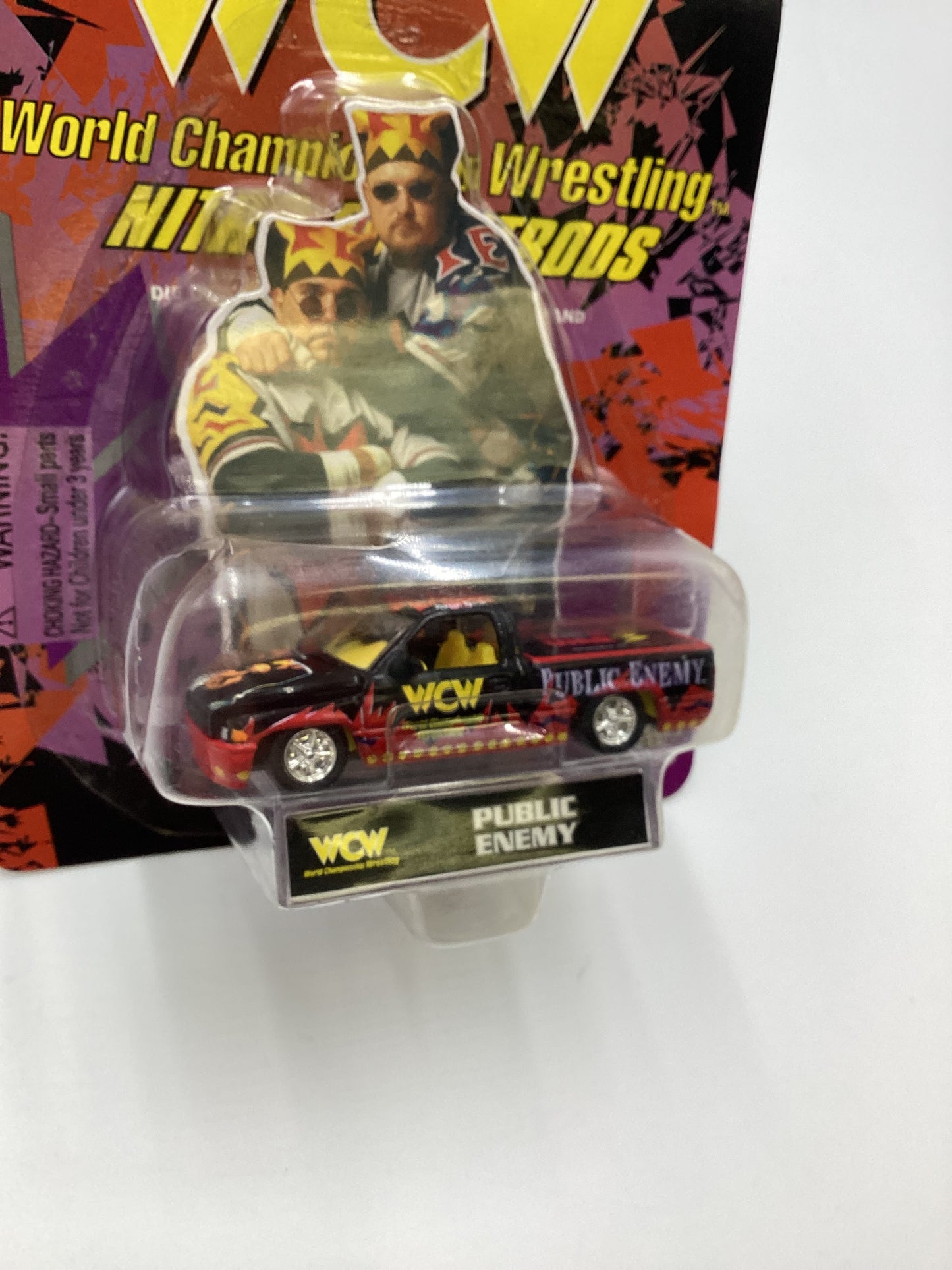 Racing Champions WCW Nitro Streetrods Public Enemy 96 Dodge Ram Black/Red SR