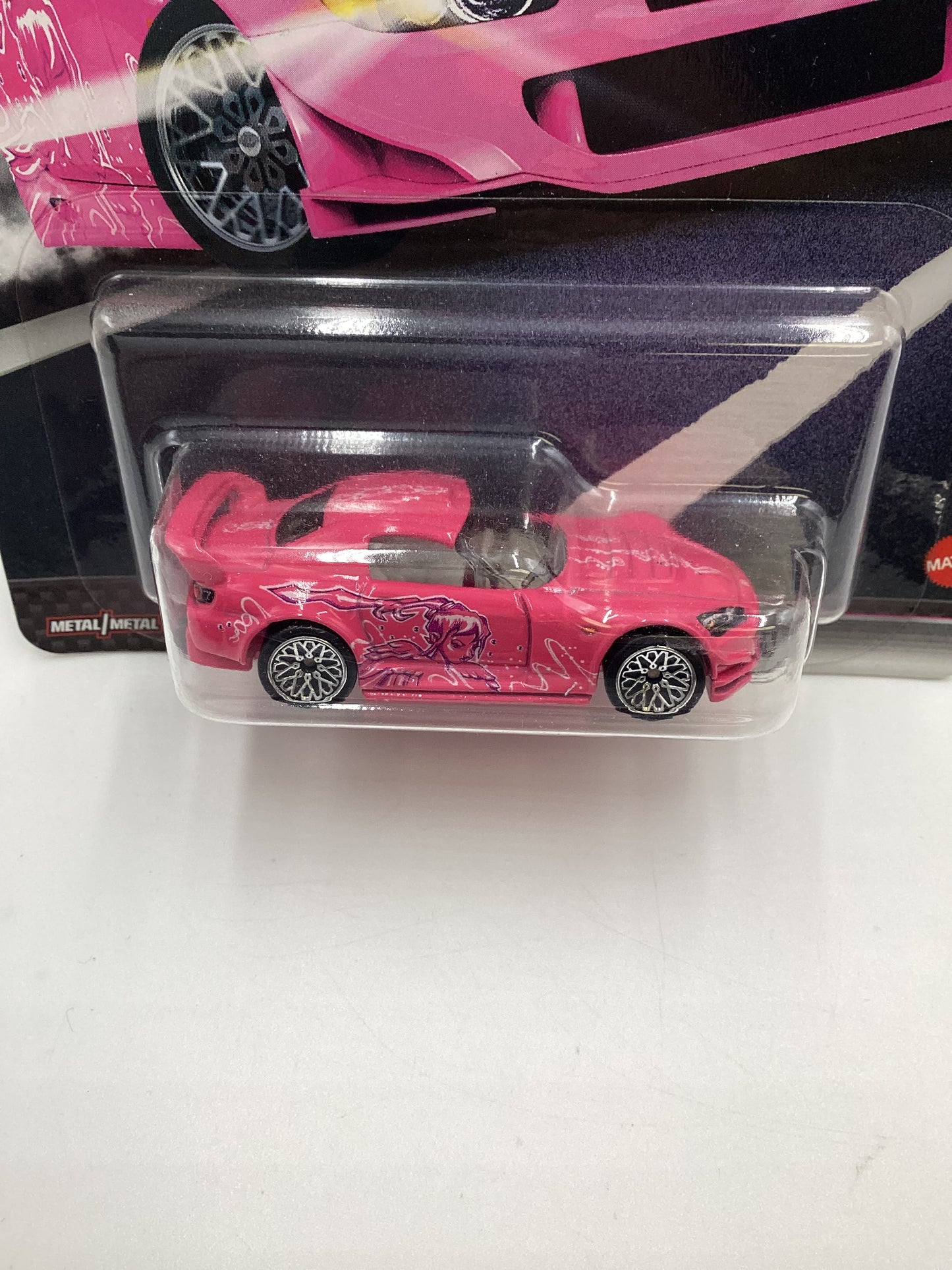 Hot Wheels Premium Fast & Furious Quick Shifters #1 Honda S2000 Pink W/Protector