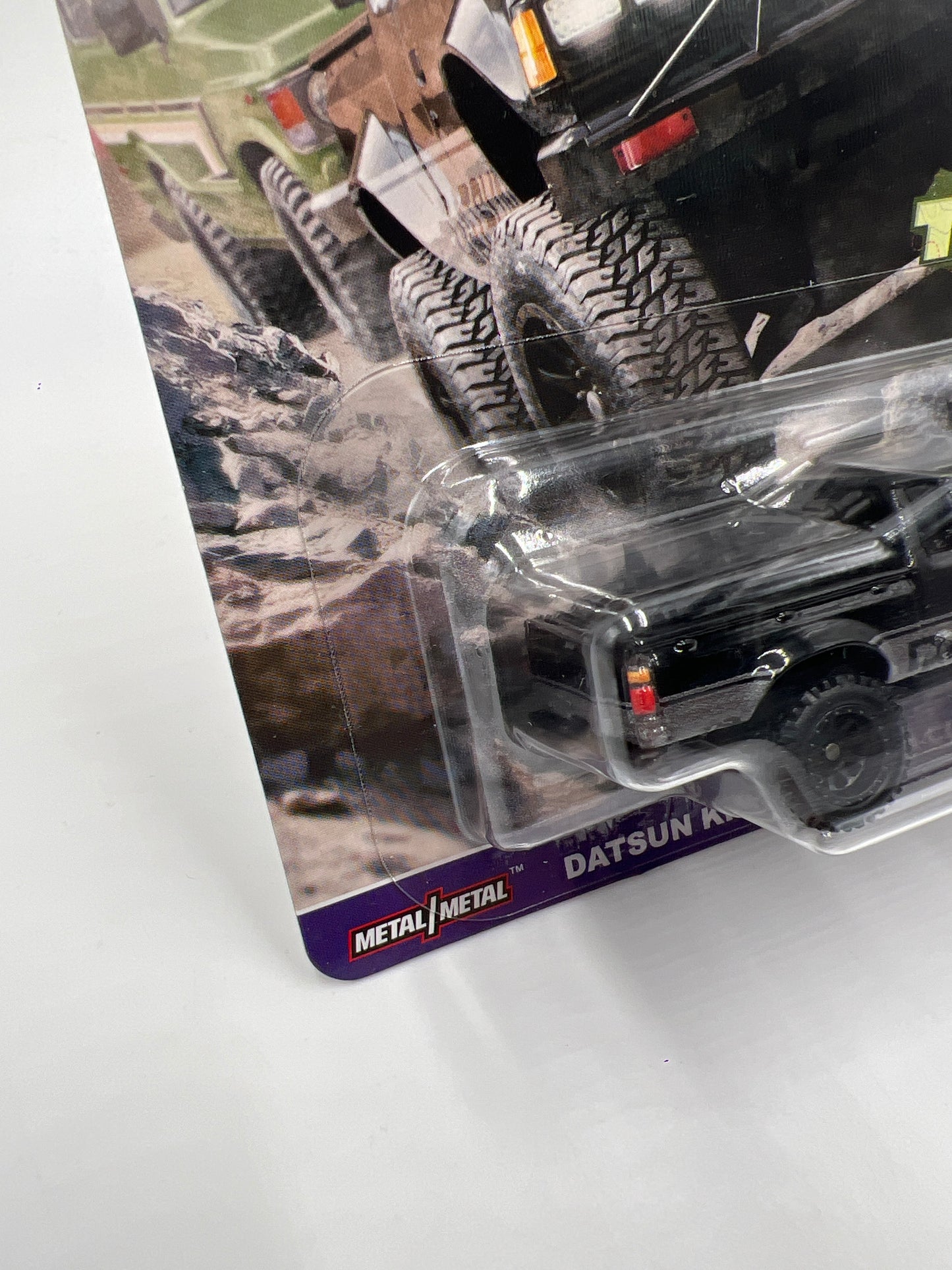Hot Wheels Premium Car Culture Terra Trek CHASE #0 Datsun King Cab Baja Custom Black W/Protector