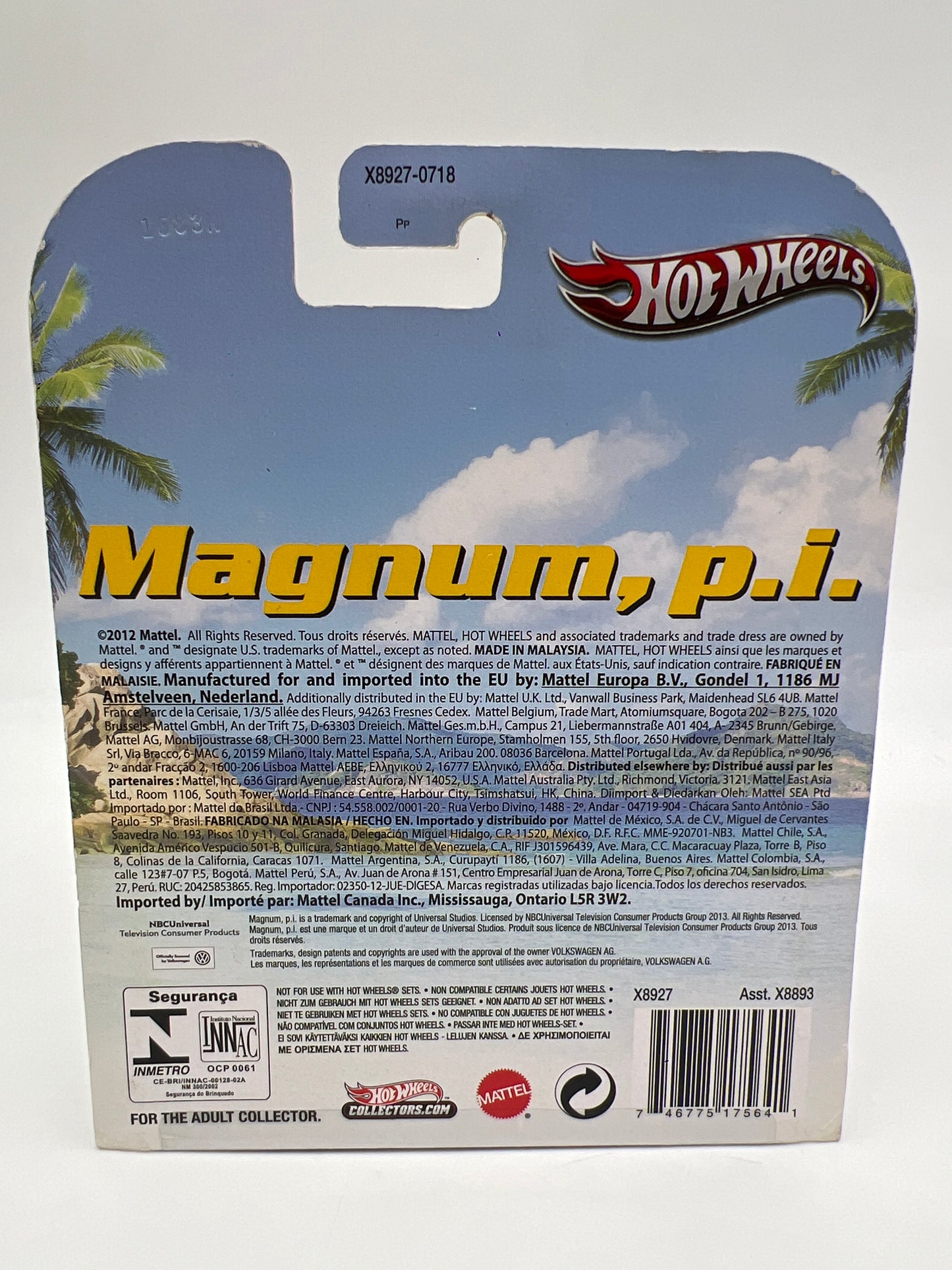 Hot Wheels Retro Entertainment Magnum PI Volkswagen Sunagon W/Protector 1