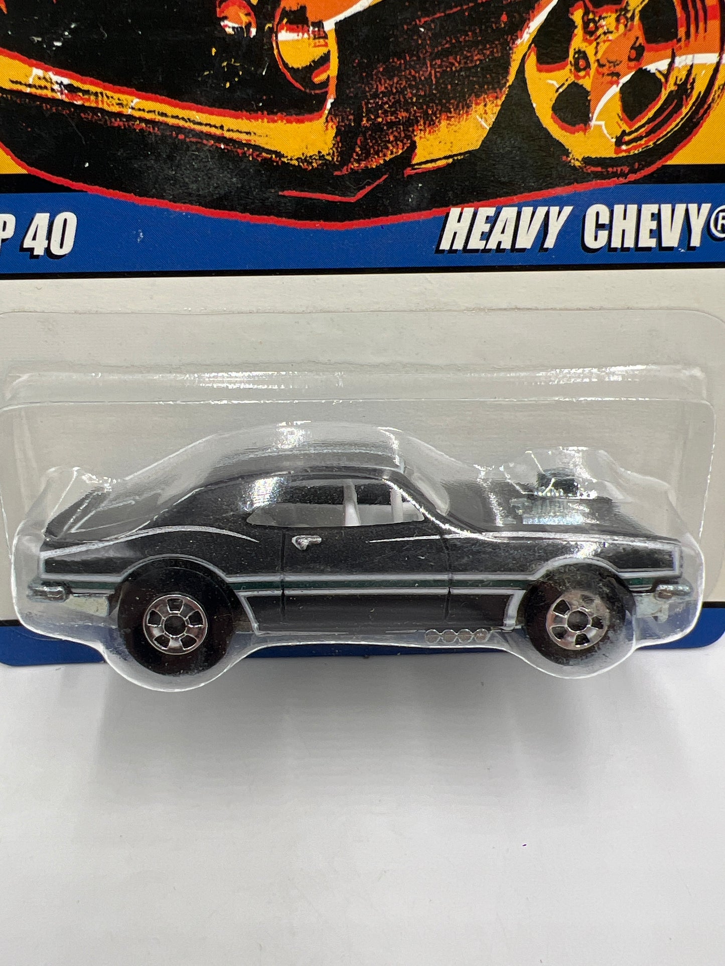 Hot Wheels Since 68 Top 40 #5 Heavy Chevy Black W/Protector